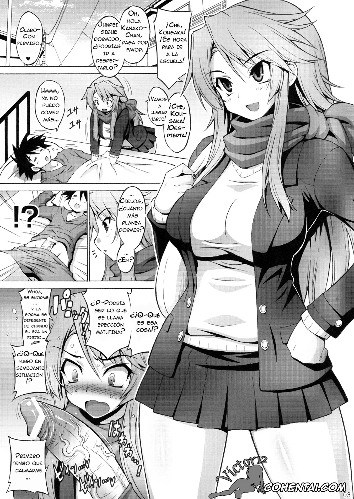 Nyan Koi porno, Chizuru Mochizuki porno, Junpei Kousaka porno, Kanako Sumiyoshi porno, Nyanpai! (Nyan Koi!), pagina 2