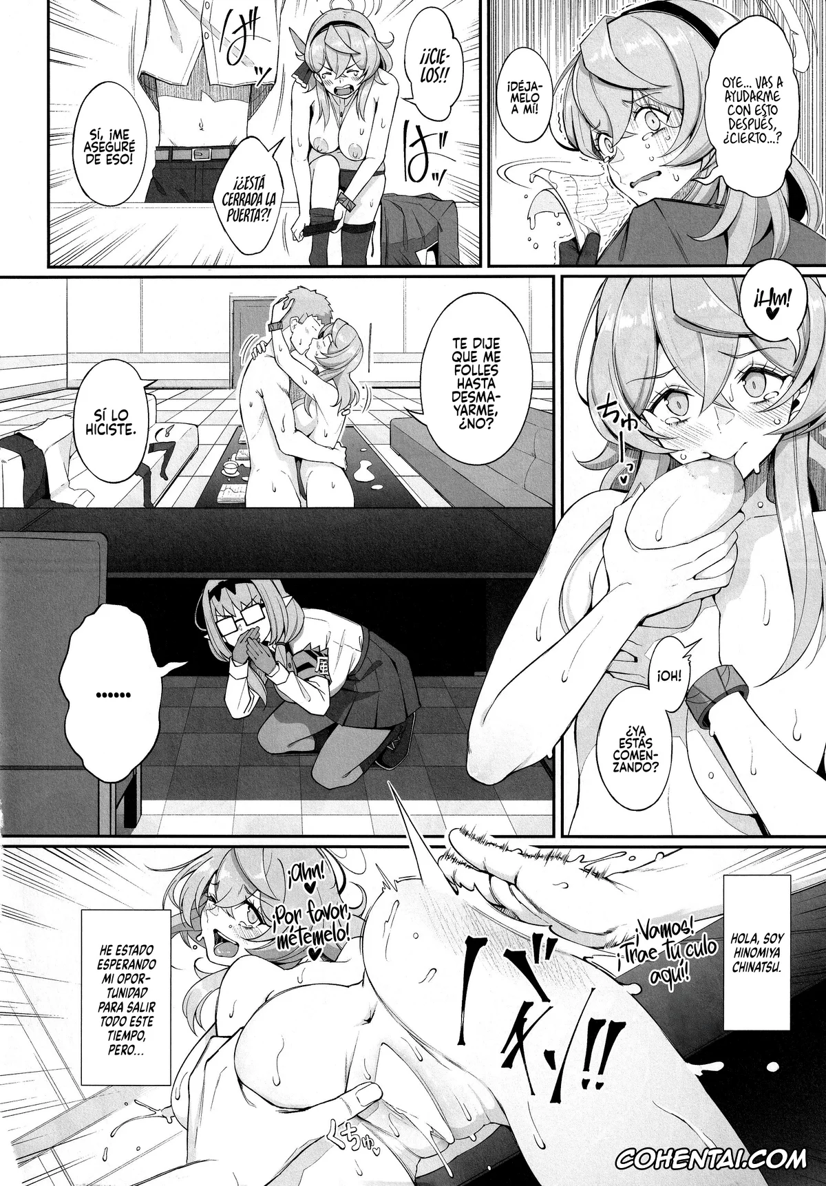 Blue Archive xxx, Ako Amau xxx, Chinatsu Hinomiya xxx, Sensei xxx, Gehenna no Meushi 2 (Blue Archive), pagina 13