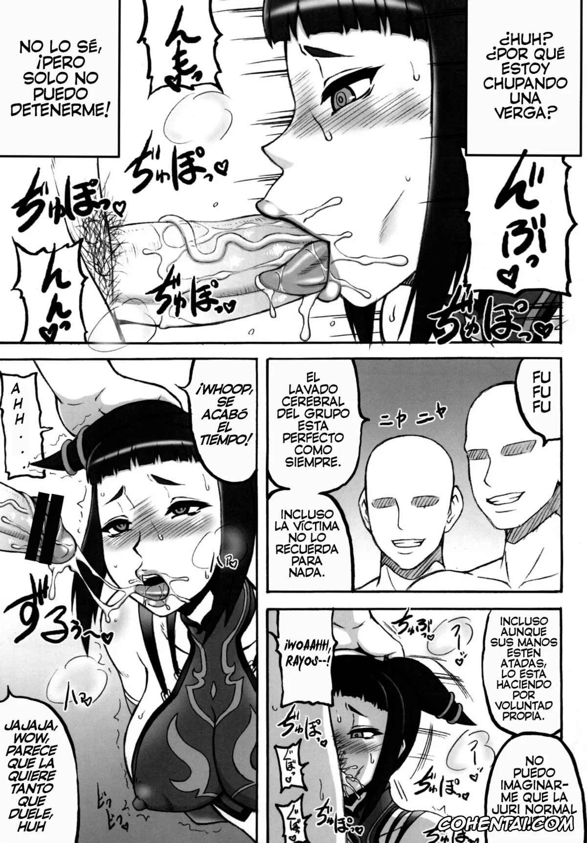 Street Fighter hentai, Juri Han hentai, Kaku Musume vol. 12 (Street Fighter IV), pagina 9