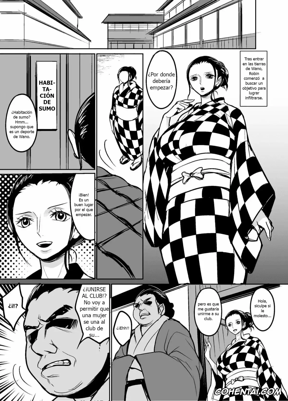One Piece porno, Wano Kuni ni Sumou-tori to Shite Sennyu Shite Shimatta Koukogaku-sha (One Piece), pagina 2