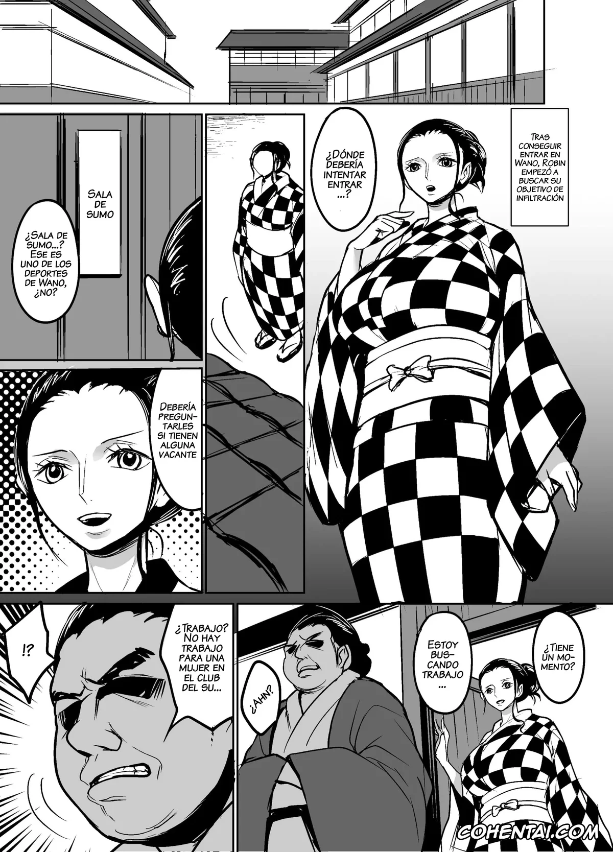 One Piece porno, Wano Kuni ni Sumou-tori to Shite Sennyu Shite Shimatta Koukogaku-sha (One Piece), pagina 2