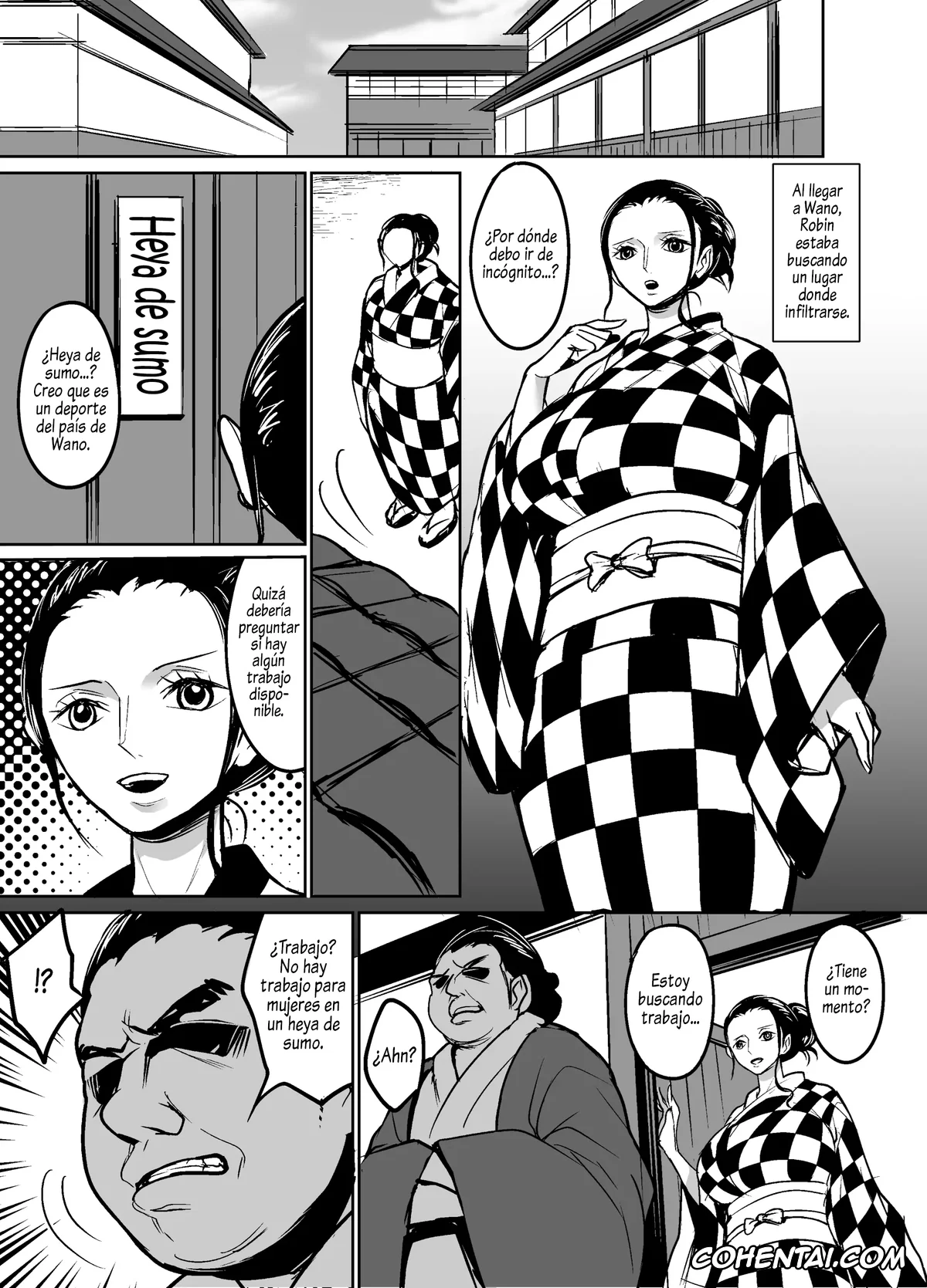 One Piece hentai, Wano Kuni ni Sumou-tori to Shite Sennyu Shite Shimatta Koukogaku-sha (One Piece), pagina 3
