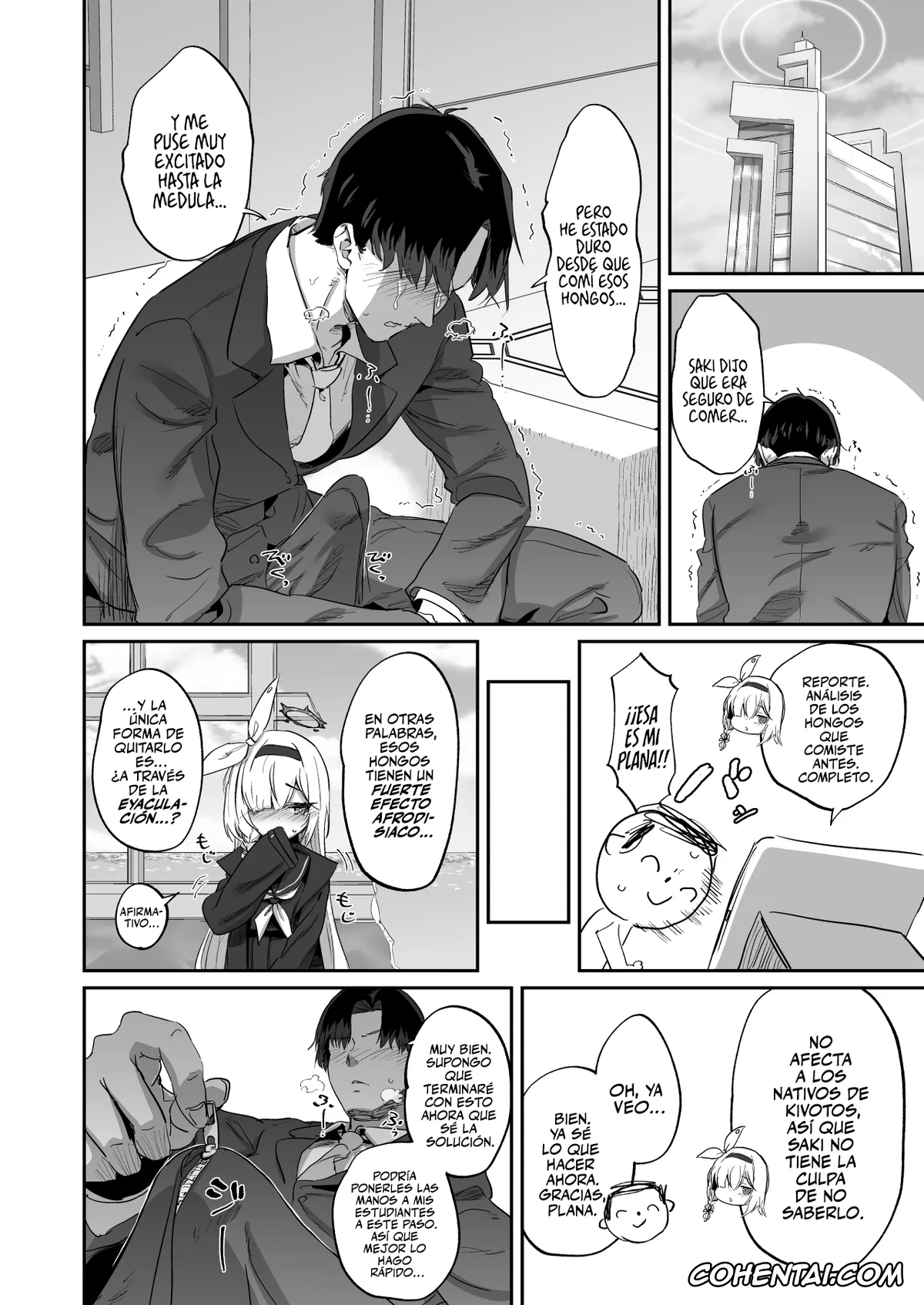 Blue Archive hentai, Saki Sorai hentai, Sensei hentai, Saki to Iikoto (Blue Archive), pagina 3