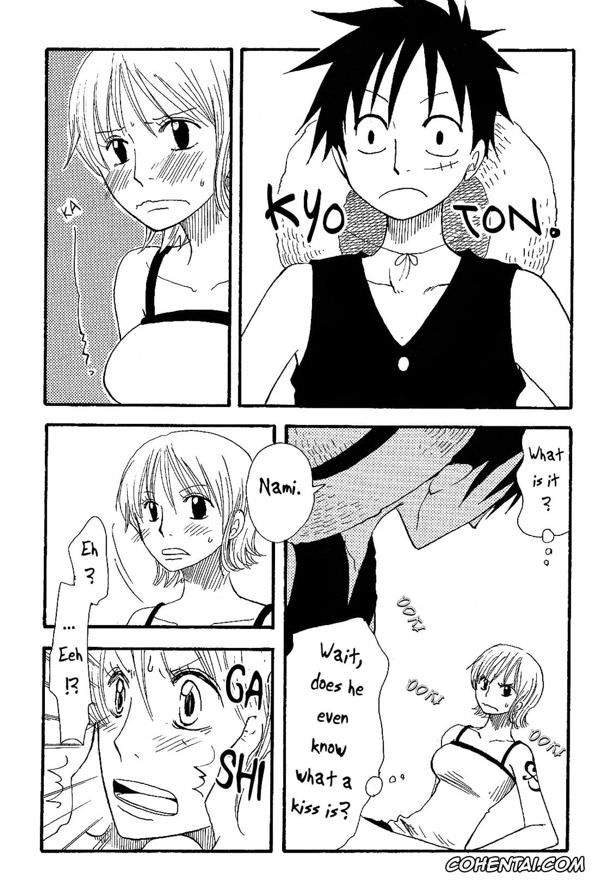 One Piece xxx, Monkey D. Luffy xxx, Nami xxx, Dakishimetara Kiss o Shiyou. (One Piece), pagina 4