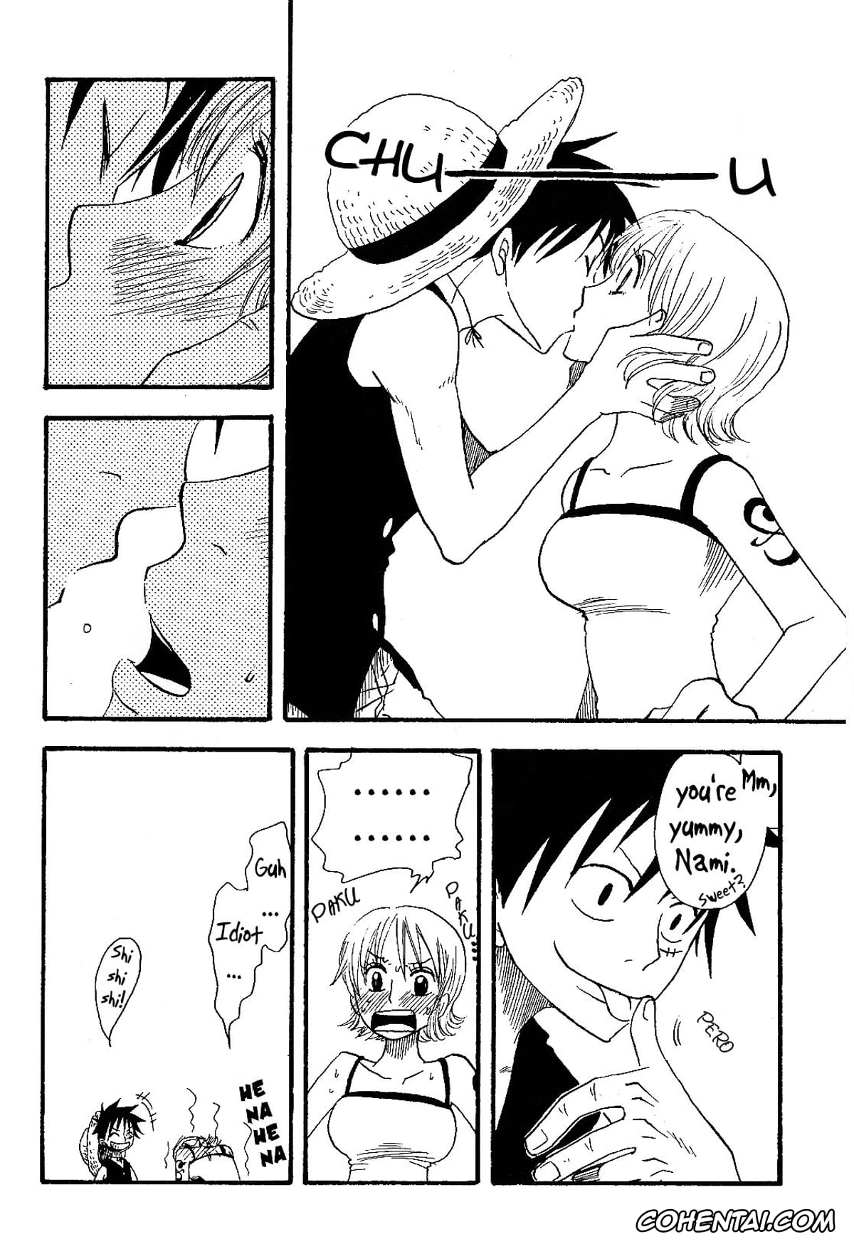One Piece porno, Monkey D. Luffy porno, Nami porno, Dakishimetara Kiss o Shiyou. (One Piece), pagina 5