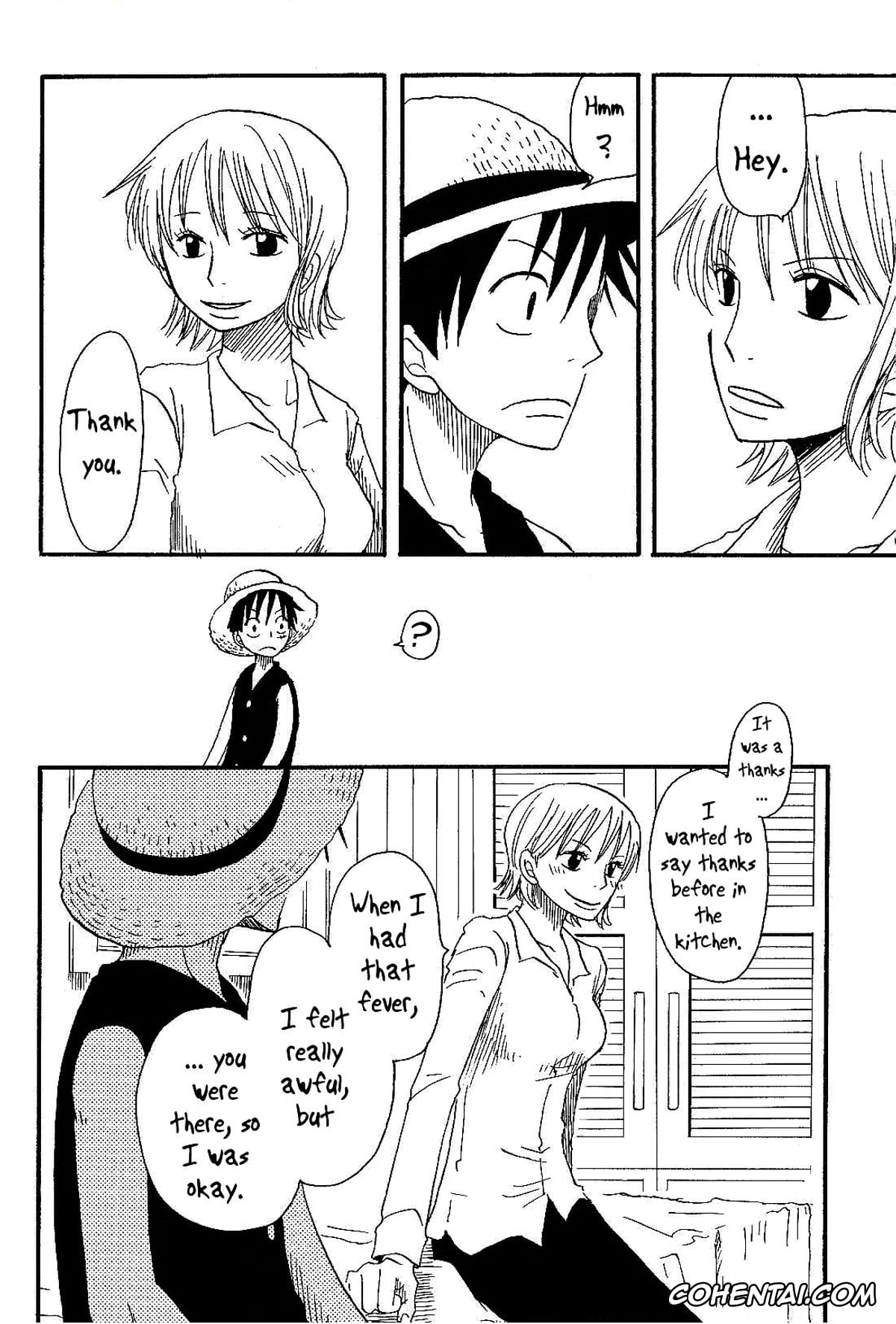 One Piece hentai, Monkey D. Luffy hentai, Nami hentai, Dakishimetara Kiss o Shiyou. (One Piece), pagina 9