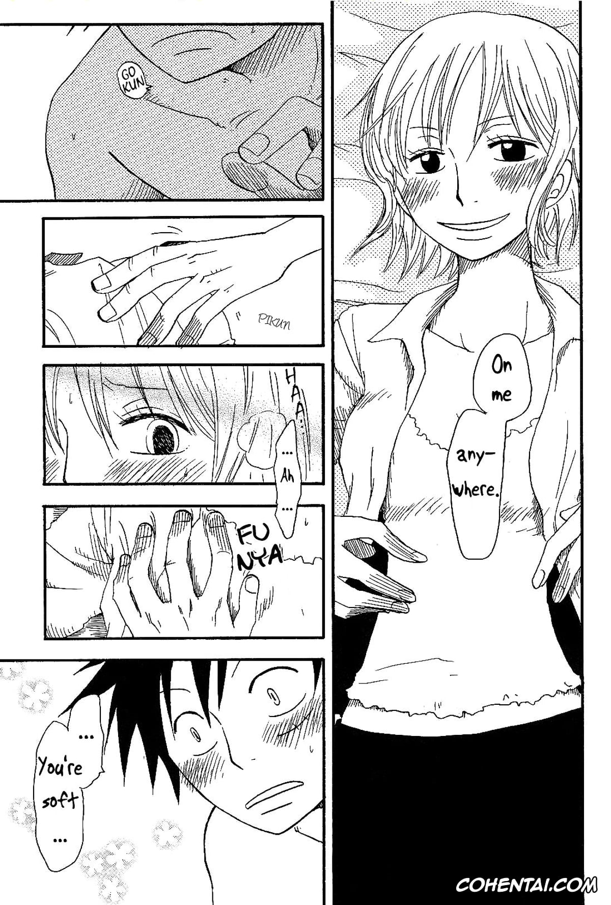 One Piece porno, Monkey D. Luffy porno, Nami porno, Dakishimetara Kiss o Shiyou. (One Piece), pagina 20