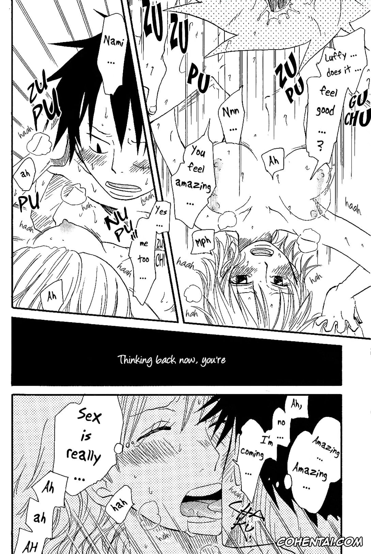 One Piece hentai, Monkey D. Luffy hentai, Nami hentai, Dakishimetara Kiss o Shiyou. (One Piece), pagina 27