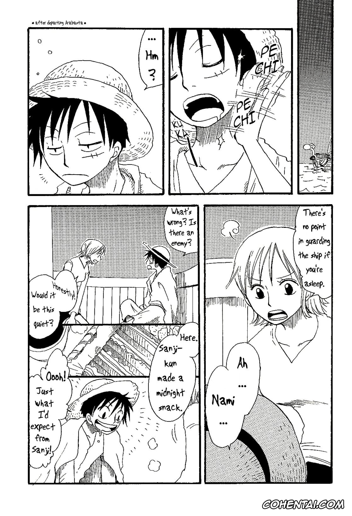 One Piece porno, Monkey D. Luffy porno, Nami porno, Dakishimetara Kiss o Shiyou. (One Piece), pagina 35