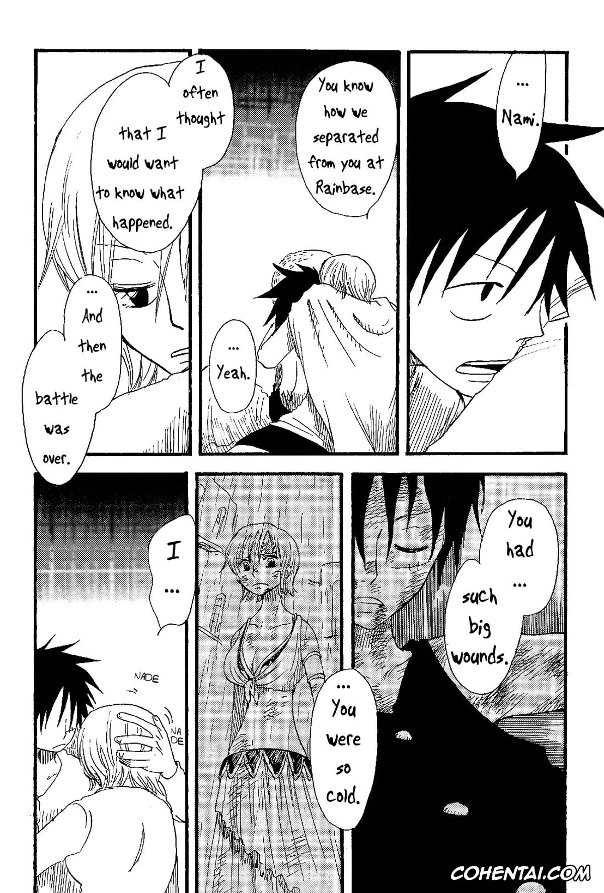 One Piece xxx, Monkey D. Luffy xxx, Nami xxx, Dakishimetara Kiss o Shiyou. (One Piece), pagina 40