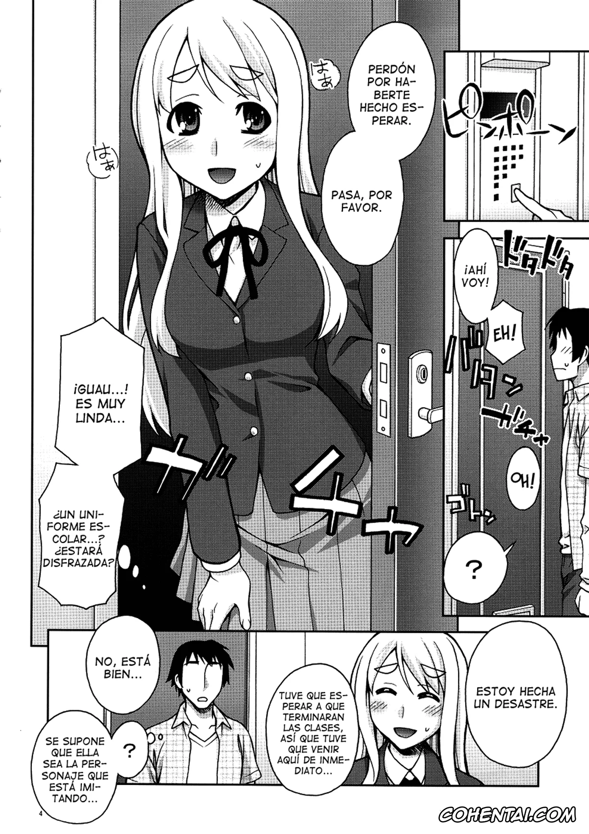 K-ON! hentai, Tsumugi Kotobuki hentai, Mugi-chan no Himitsu no Arbeit (K-ON!), pagina 3