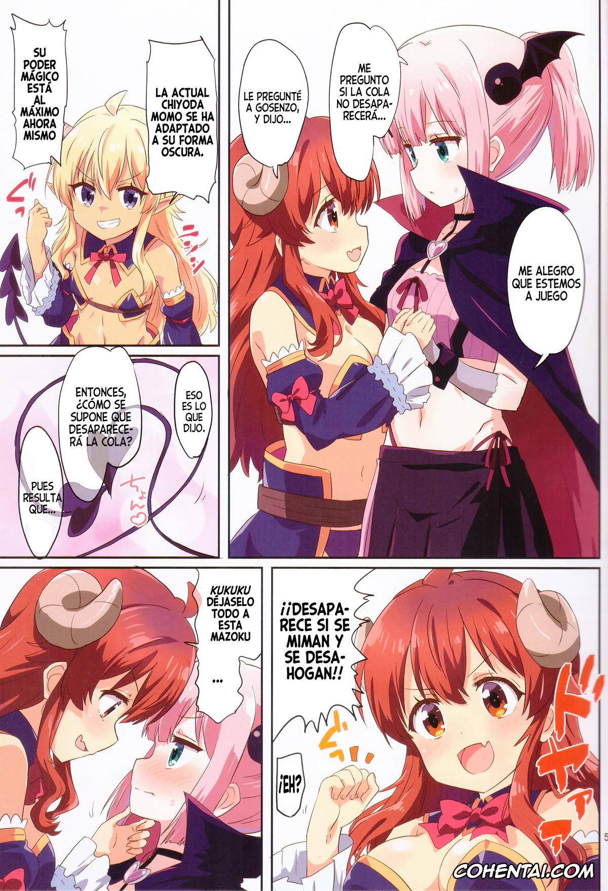 Machikado Mazoku | The Demon Girl Next Door xxx, Momo Chiyoda xxx, Yuko Yoshida | Shamiko xxx, Colorful Mazoku GX (Machikado Mazoku), pagina 4