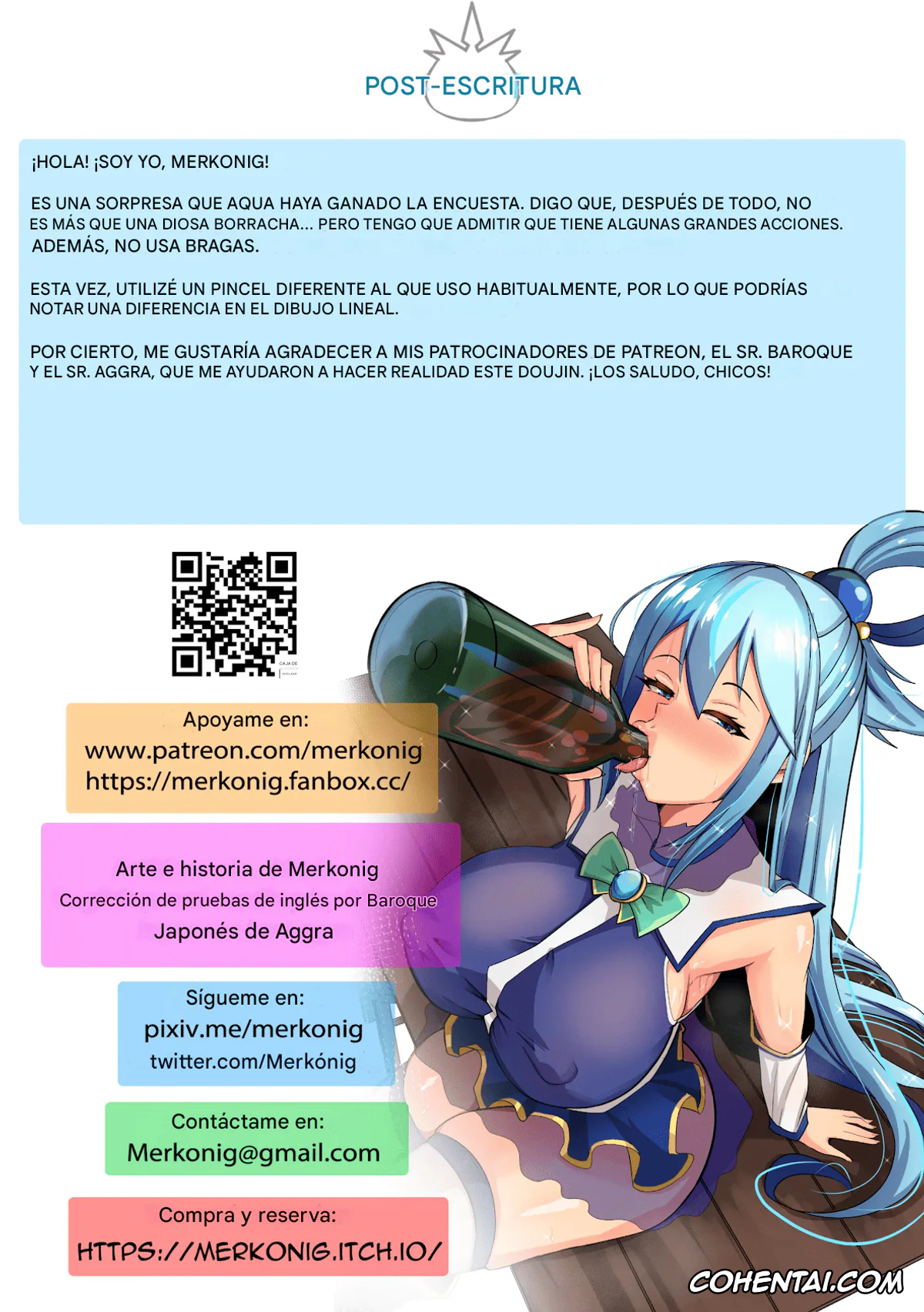Kono Subarashii Sekai ni Syukufuku o! xxx, Aqua xxx, Wenching 8 Aqua (Kono Subarashii Sekai ni Syukufuku o!), pagina 16