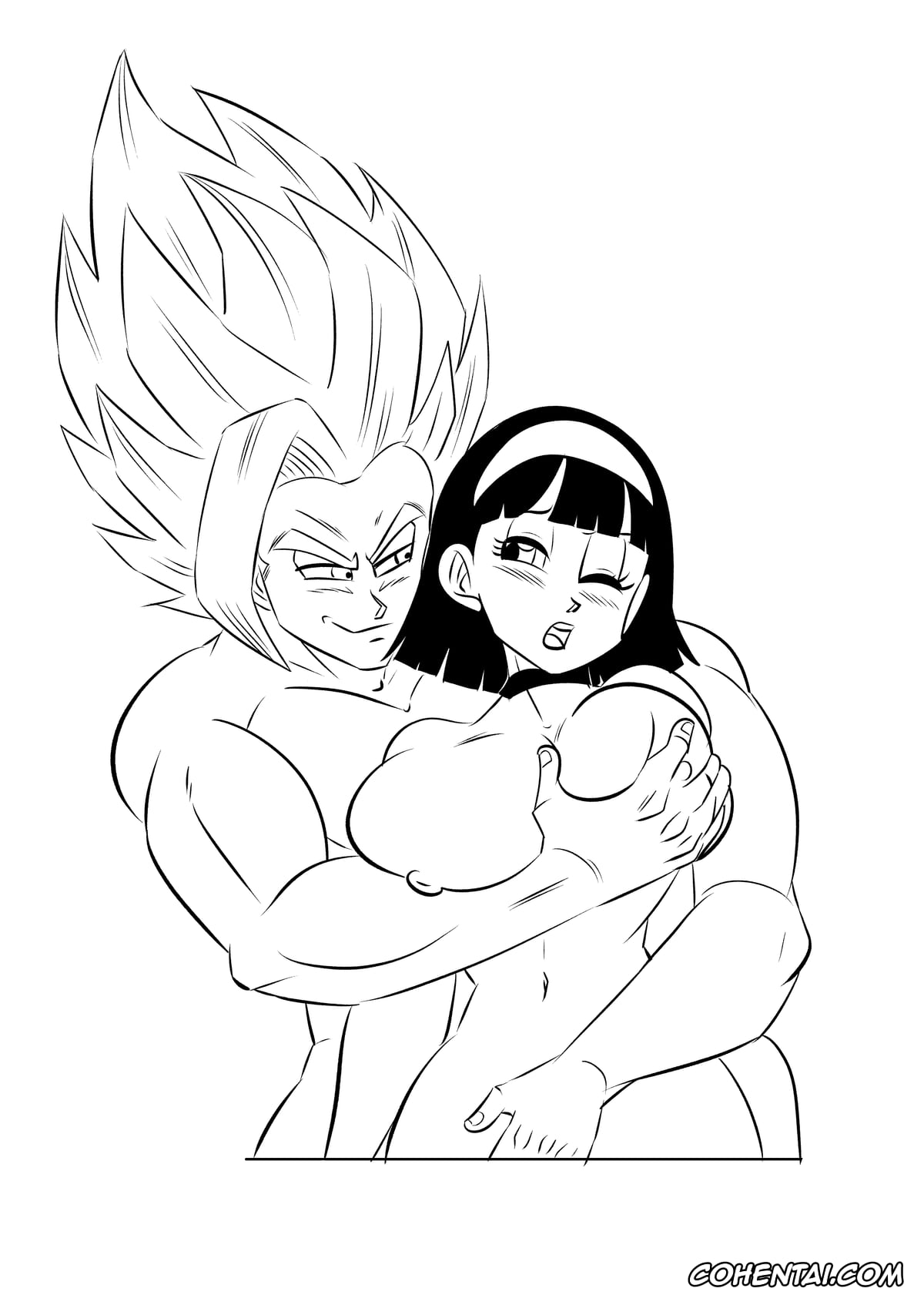 Dragon Ball hentai, Son Gohan hentai, Videl hentai, Midair training + Beast Within (Dragon Ball), pagina 15