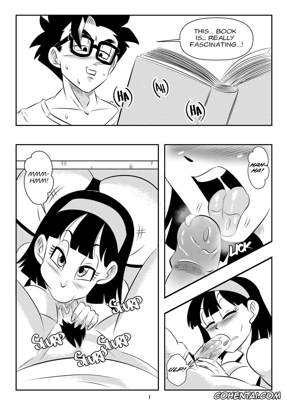 Dragon Ball xxx, Son Gohan xxx, Videl xxx, Midair training + Beast Within (Dragon Ball), pagina 19
