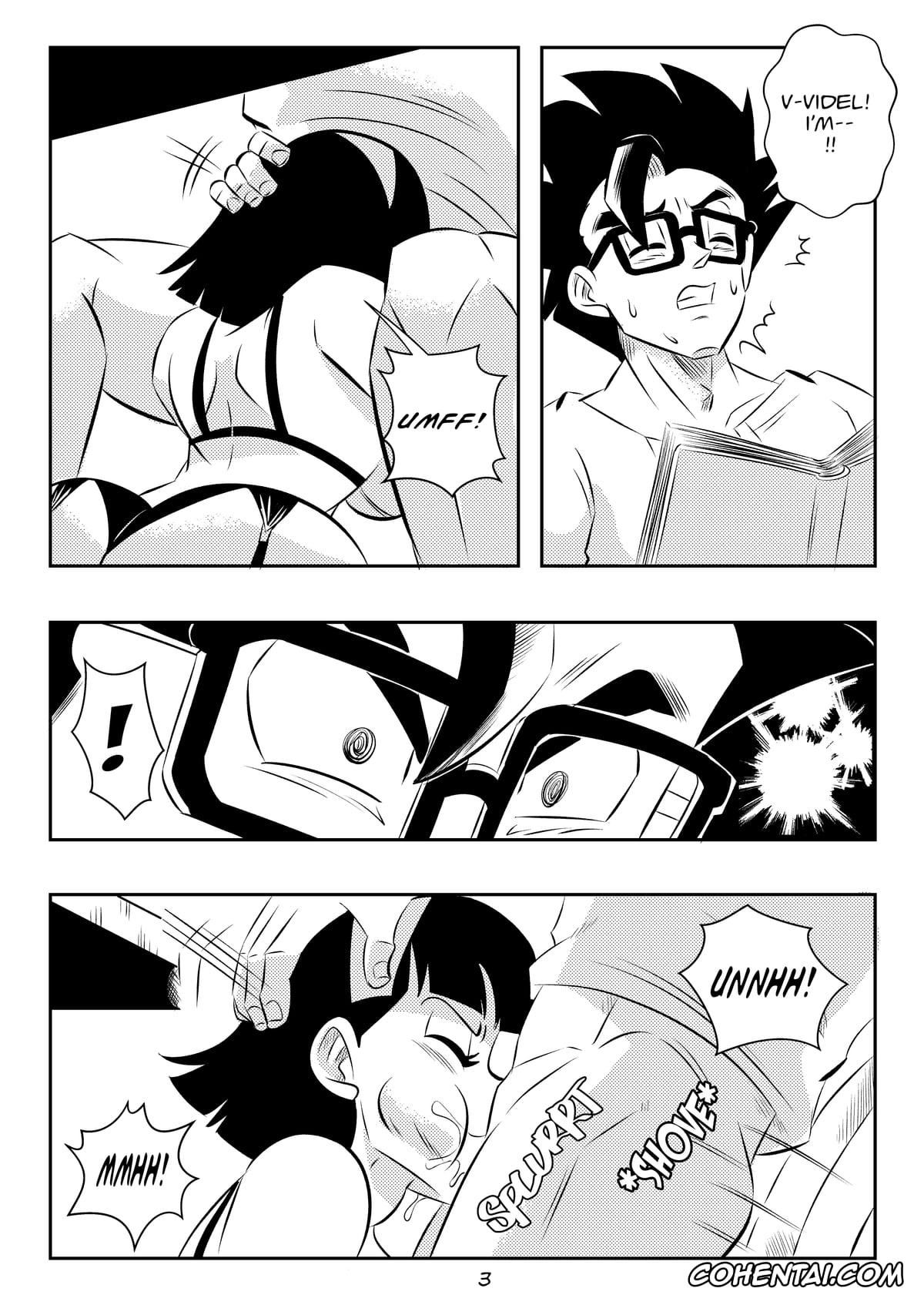 Dragon Ball hentai, Son Gohan hentai, Videl hentai, Midair training + Beast Within (Dragon Ball), pagina 21