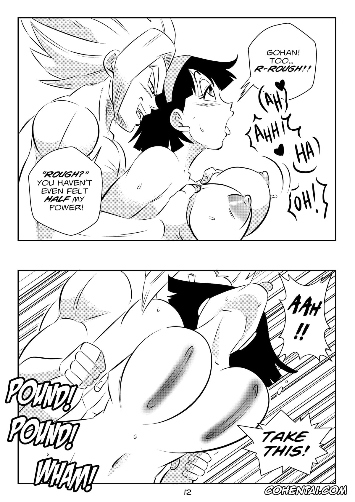 Dragon Ball hentai, Son Gohan hentai, Videl hentai, Midair training + Beast Within (Dragon Ball), pagina 30