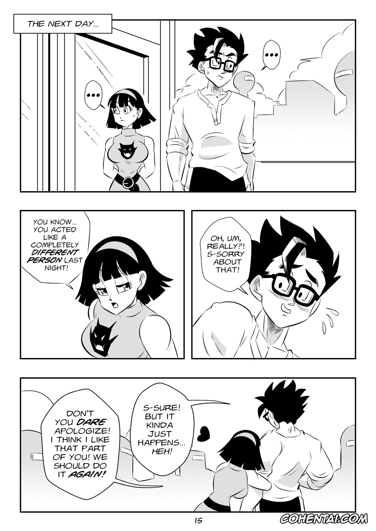 Dragon Ball hentai, Son Gohan hentai, Videl hentai, Midair training + Beast Within (Dragon Ball), pagina 33