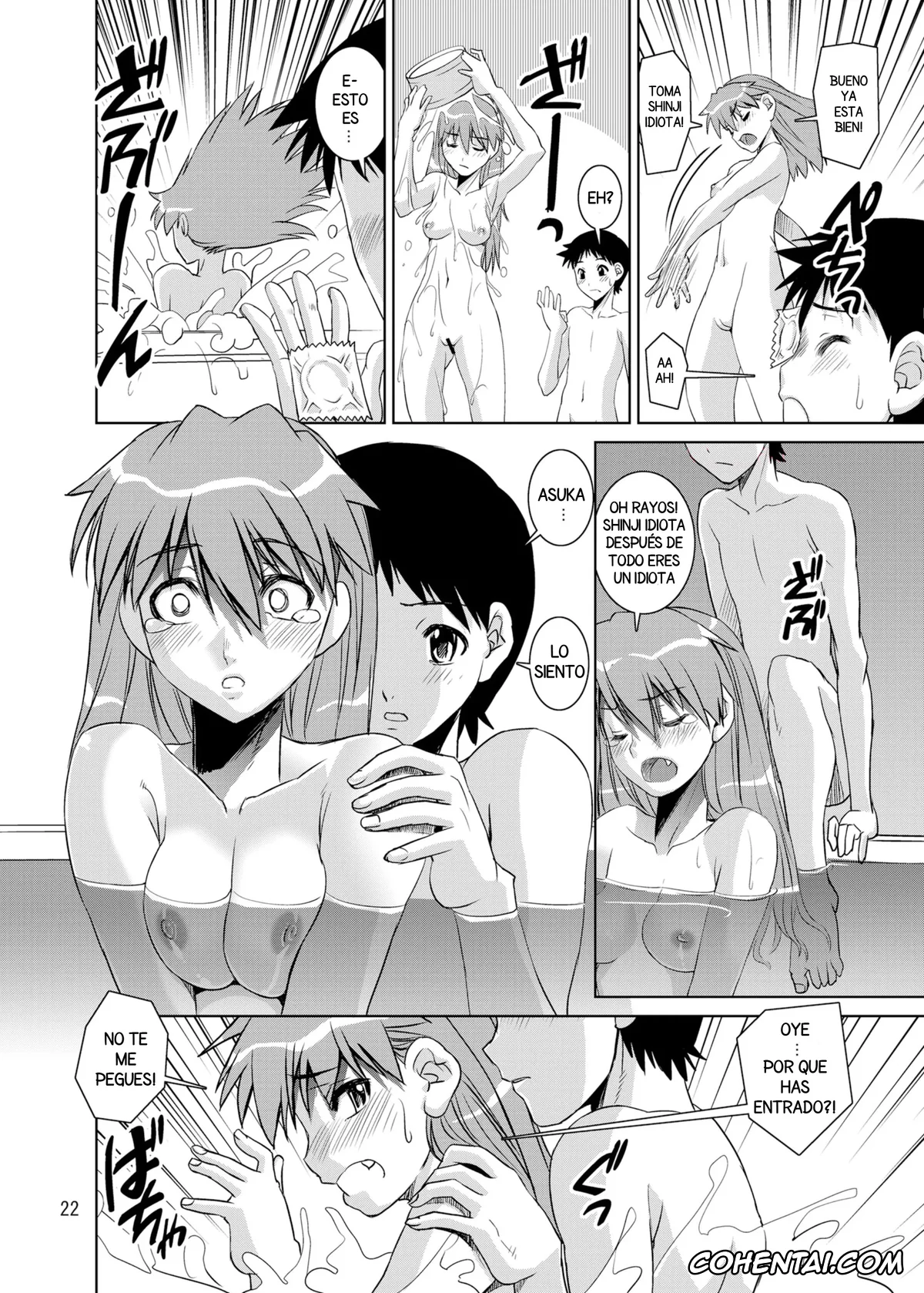 Neon Genesis Evangelion xxx, Asuka Langley Soryu xxx, Shinji Ikari xxx, Eva Shiki (Neon Genesis Evangelion), pagina 22