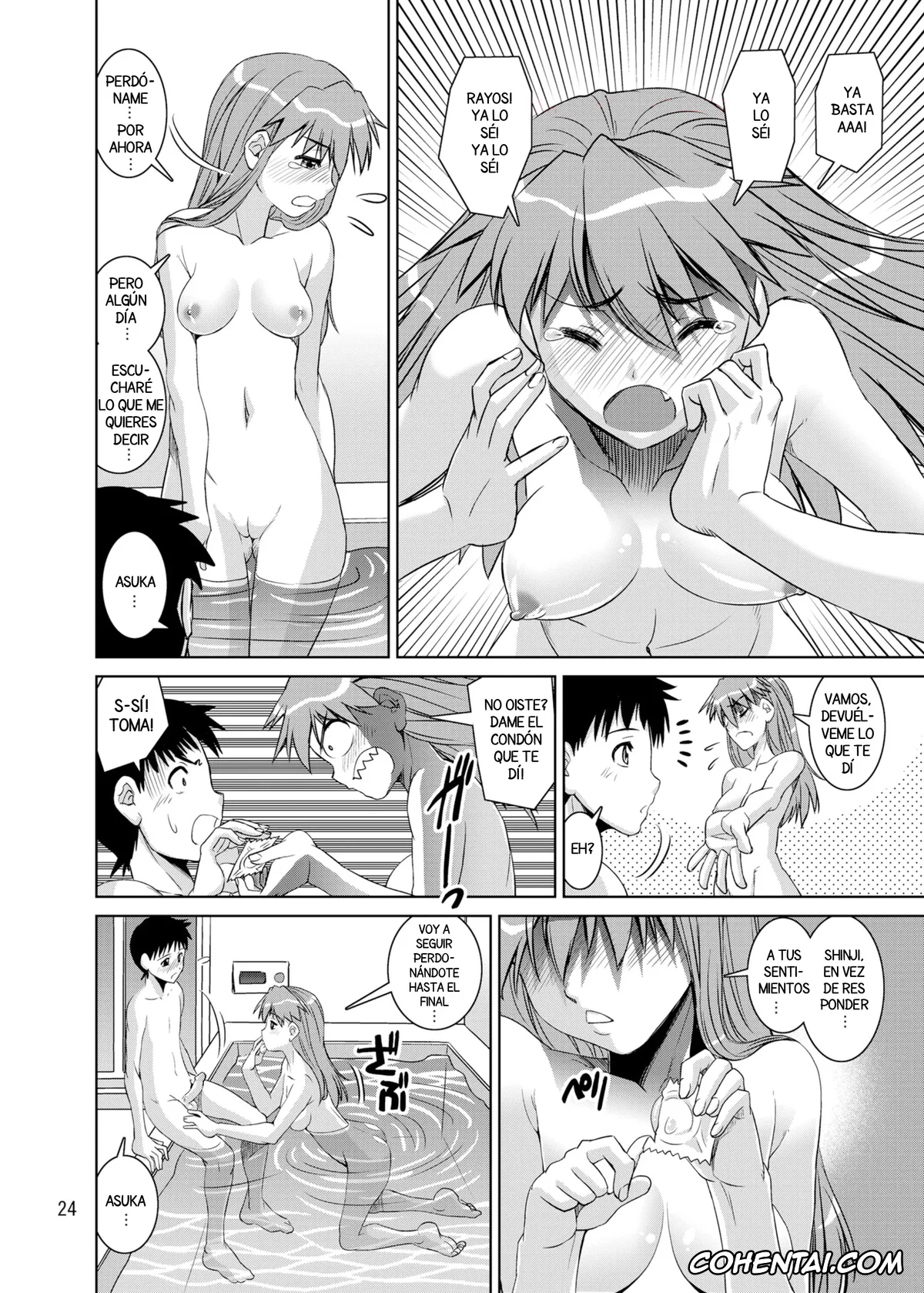Neon Genesis Evangelion hentai, Asuka Langley Soryu hentai, Shinji Ikari hentai, Eva Shiki (Neon Genesis Evangelion), pagina 24
