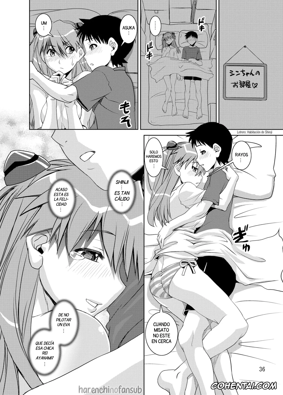 Neon Genesis Evangelion hentai, Asuka Langley Soryu hentai, Shinji Ikari hentai, Eva Shiki (Neon Genesis Evangelion), pagina 36