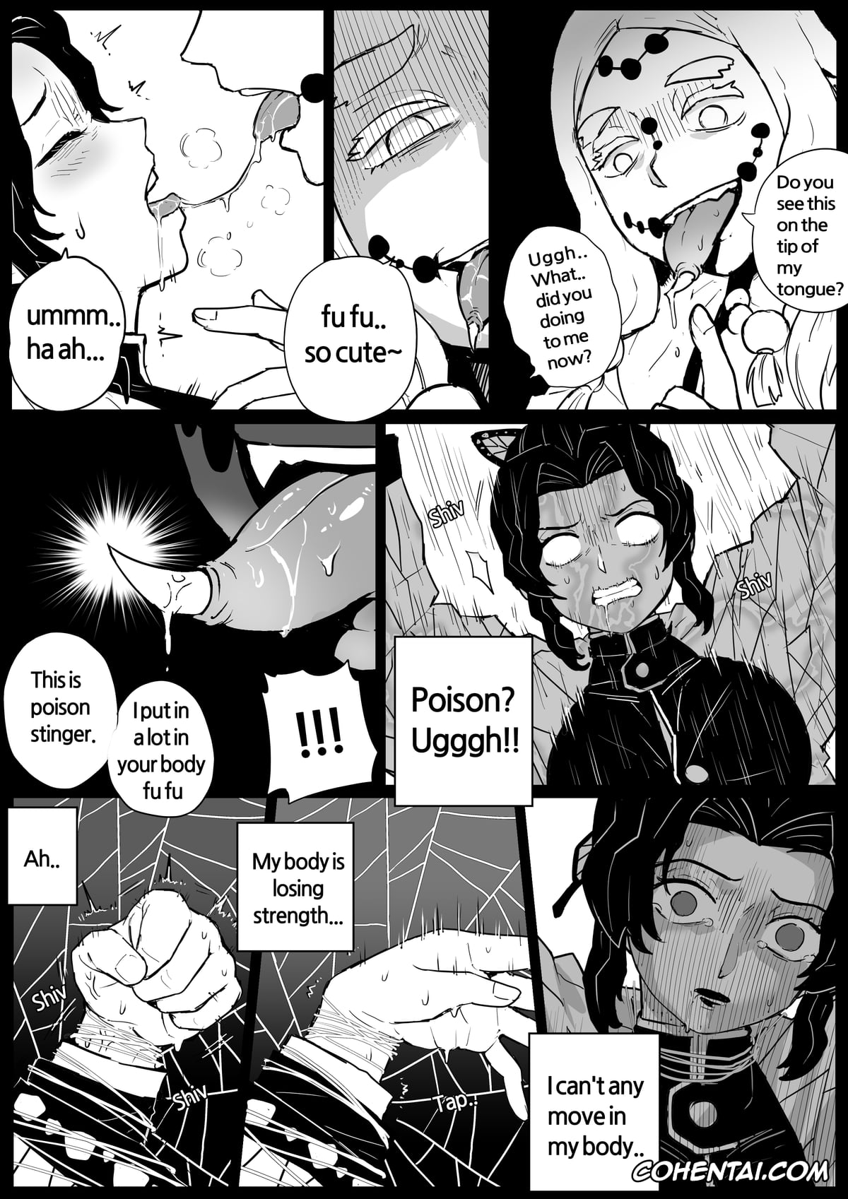 Kimetsu No Yaiba | Demon Slayer xxx, Shinobu Kochou xxx, Predation of the spider (Kimetsu no Yaiba), pagina 4
