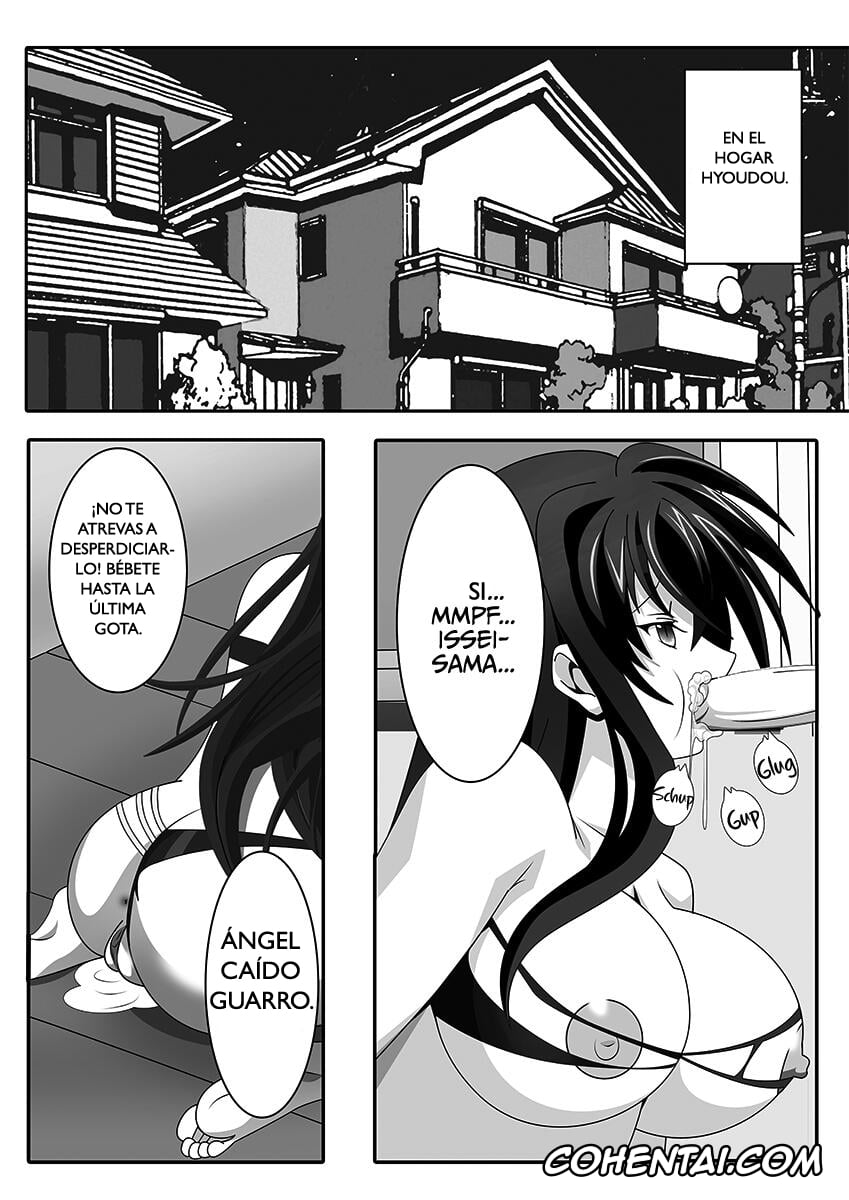 Highschool DxD hentai, Issei Hyoudou hentai, Raynare hentai, La Segunda Venida Y Venganza Del Ángel Caído (High School DxD), pagina 6
