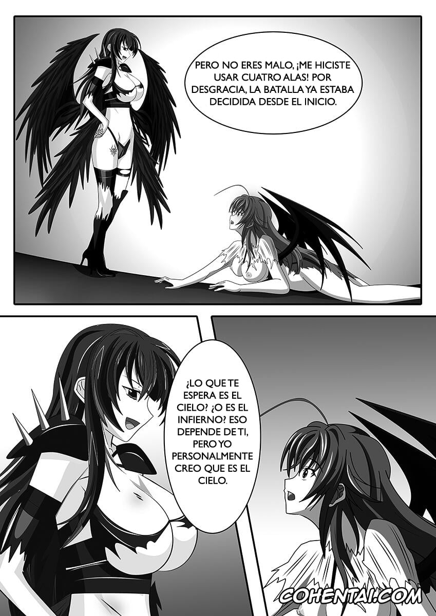 Highschool DxD hentai, Issei Hyoudou hentai, Raynare hentai, La Segunda Venida Y Venganza Del Ángel Caído (High School DxD), pagina 21