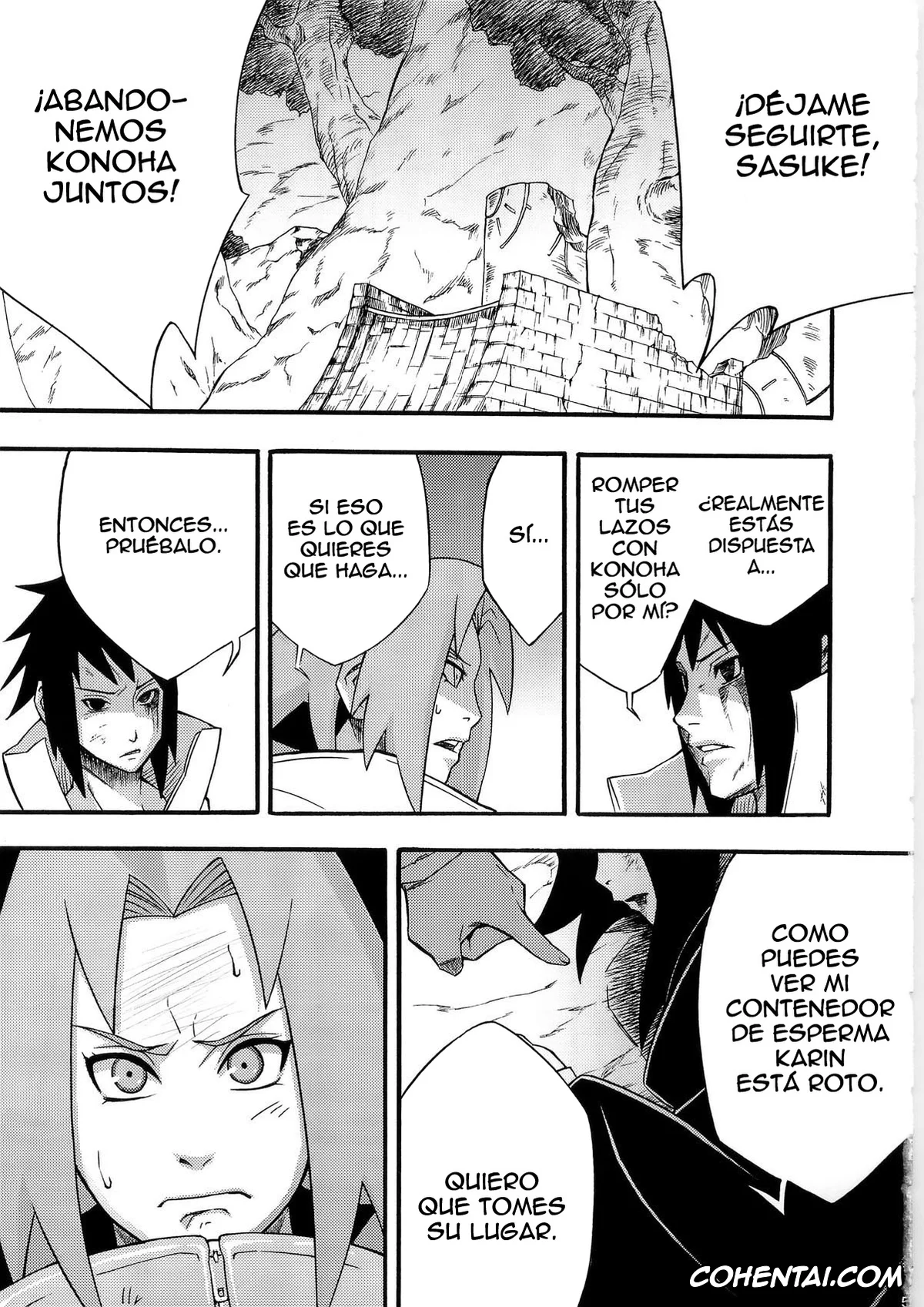NARUTO xxx, Sakura Haruno xxx, Sasuke Uchiha xxx, Inniku Koushin (Naruto), pagina 4