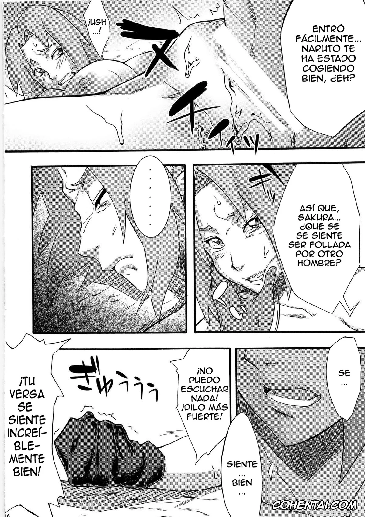 NARUTO hentai, Sakura Haruno hentai, Sasuke Uchiha hentai, Inniku Koushin (Naruto), pagina 15