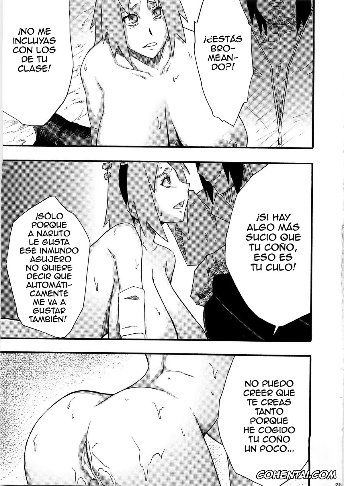 NARUTO hentai, Sakura Haruno hentai, Sasuke Uchiha hentai, Inniku Koushin (Naruto), pagina 24