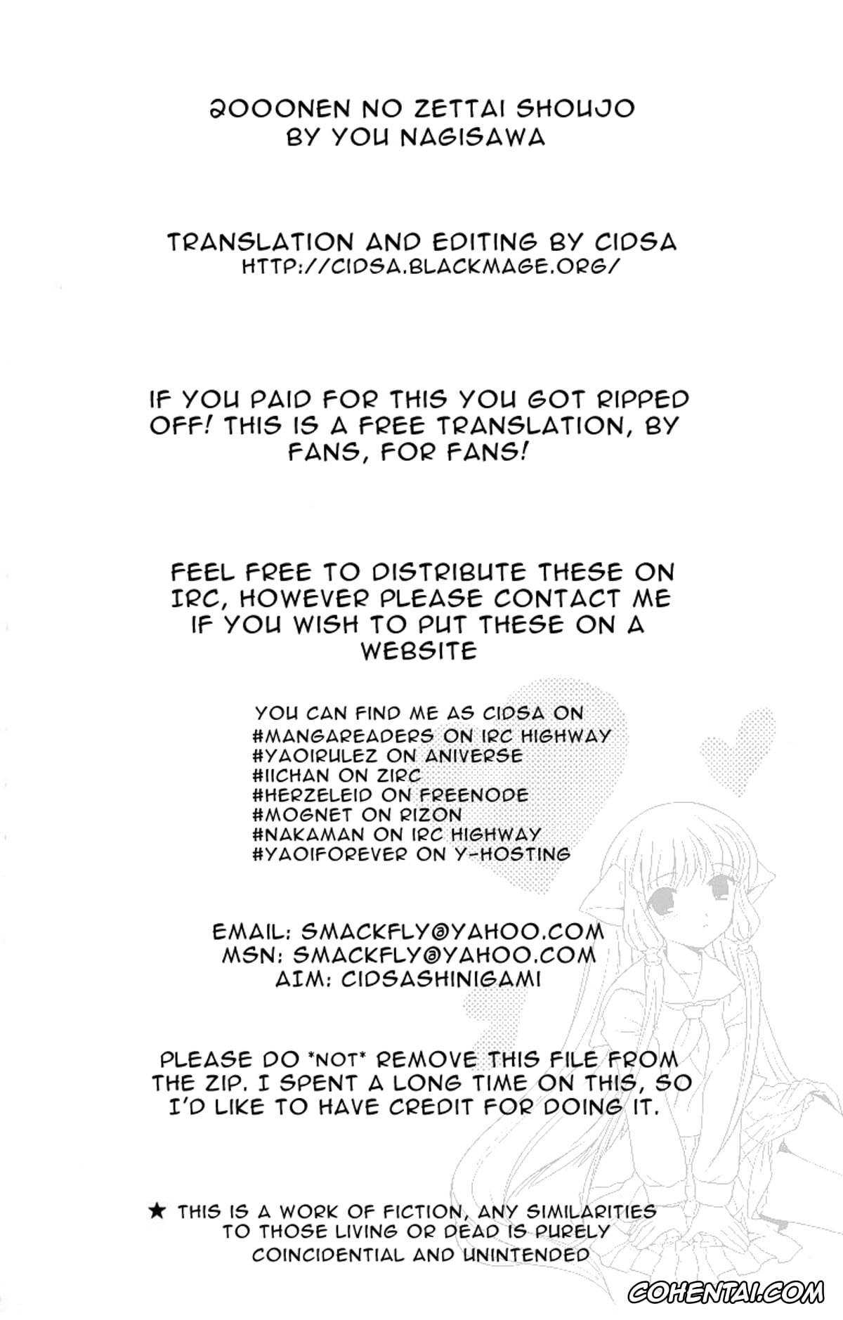 Chobits porno, Chii porno, Hideki Motosuwa porno, 2000-nen no Zettai Shoujo (Chobits), pagina 2