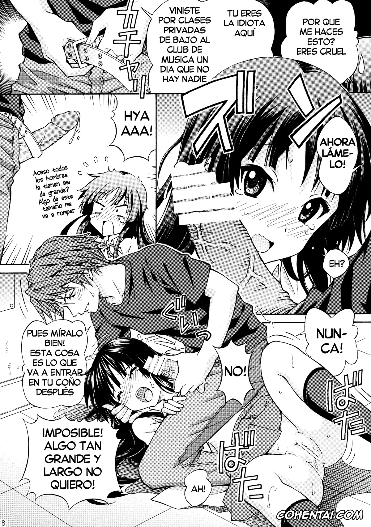 K-ON! porno, Mio Akiyama porno, Moe-on (K-ON!), pagina 8