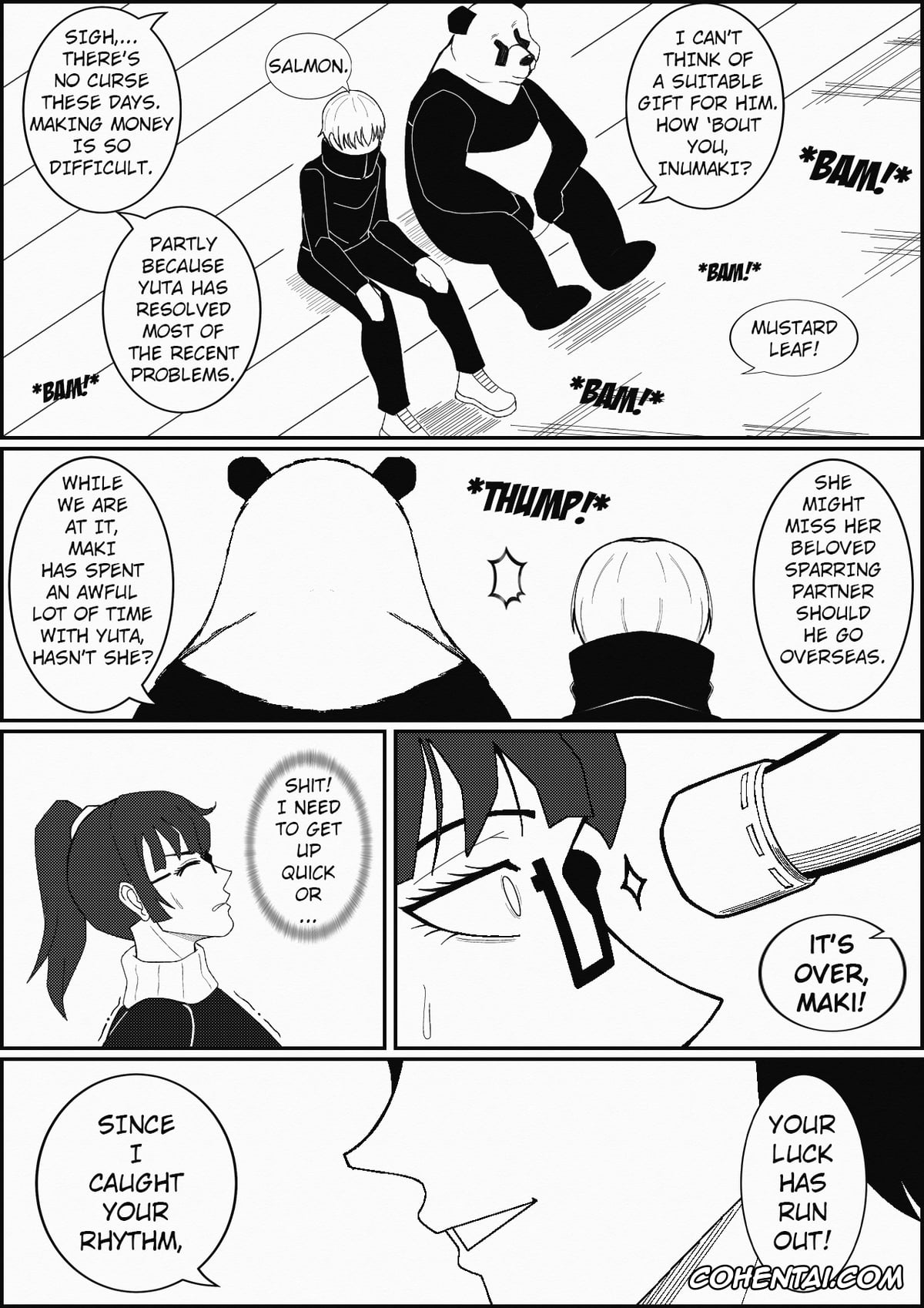 Jujutsu Kaisen xxx, Maki Zenin xxx, Yuta Okkotsu xxx, The City of Eternity #6 | CHAPTER 006(a) A GOODBYE GIFT (Jujutsu Kaisen), pagina 4