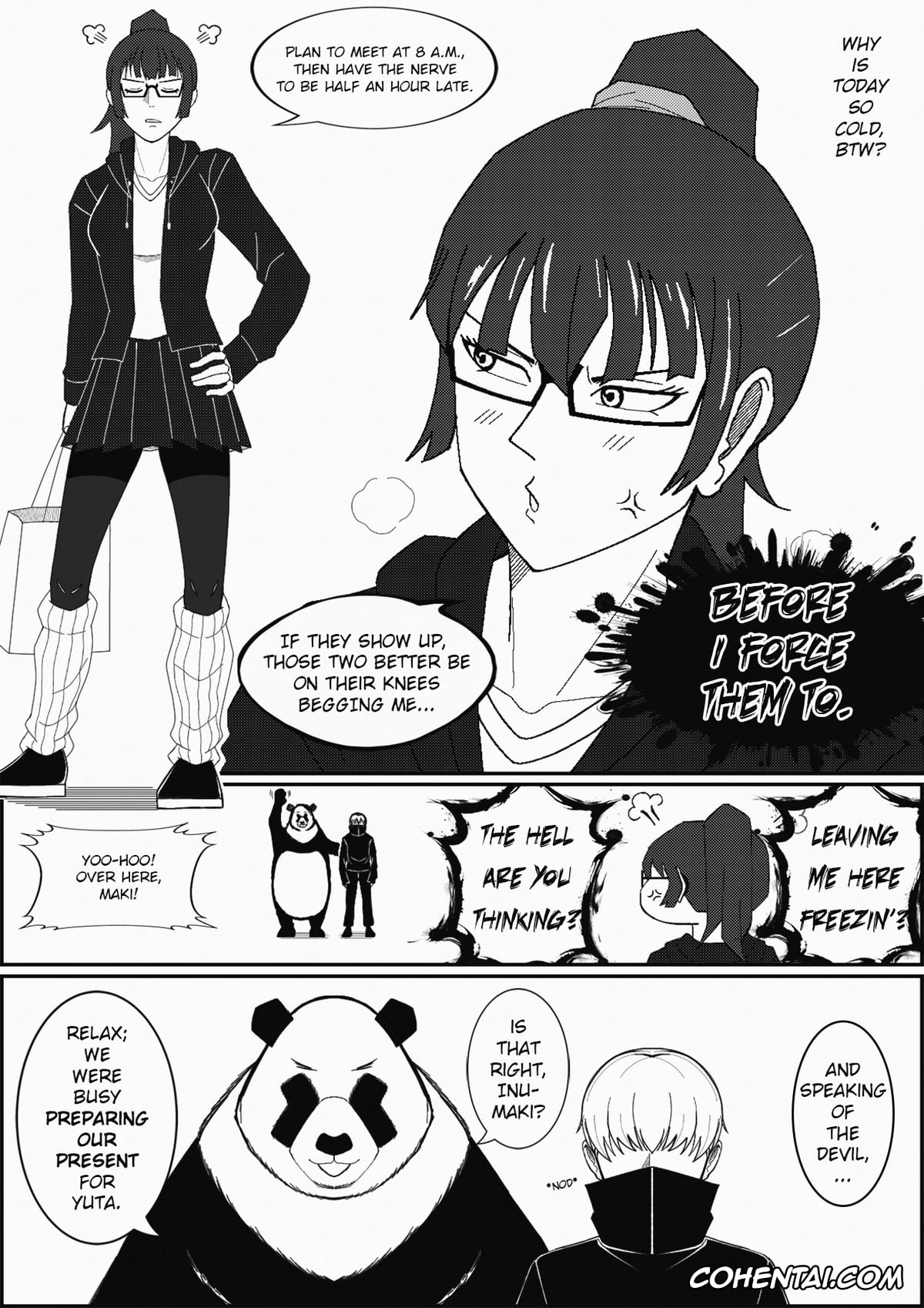 Jujutsu Kaisen xxx, Maki Zenin xxx, Yuta Okkotsu xxx, The City of Eternity #6 | CHAPTER 006(a) A GOODBYE GIFT (Jujutsu Kaisen), pagina 10