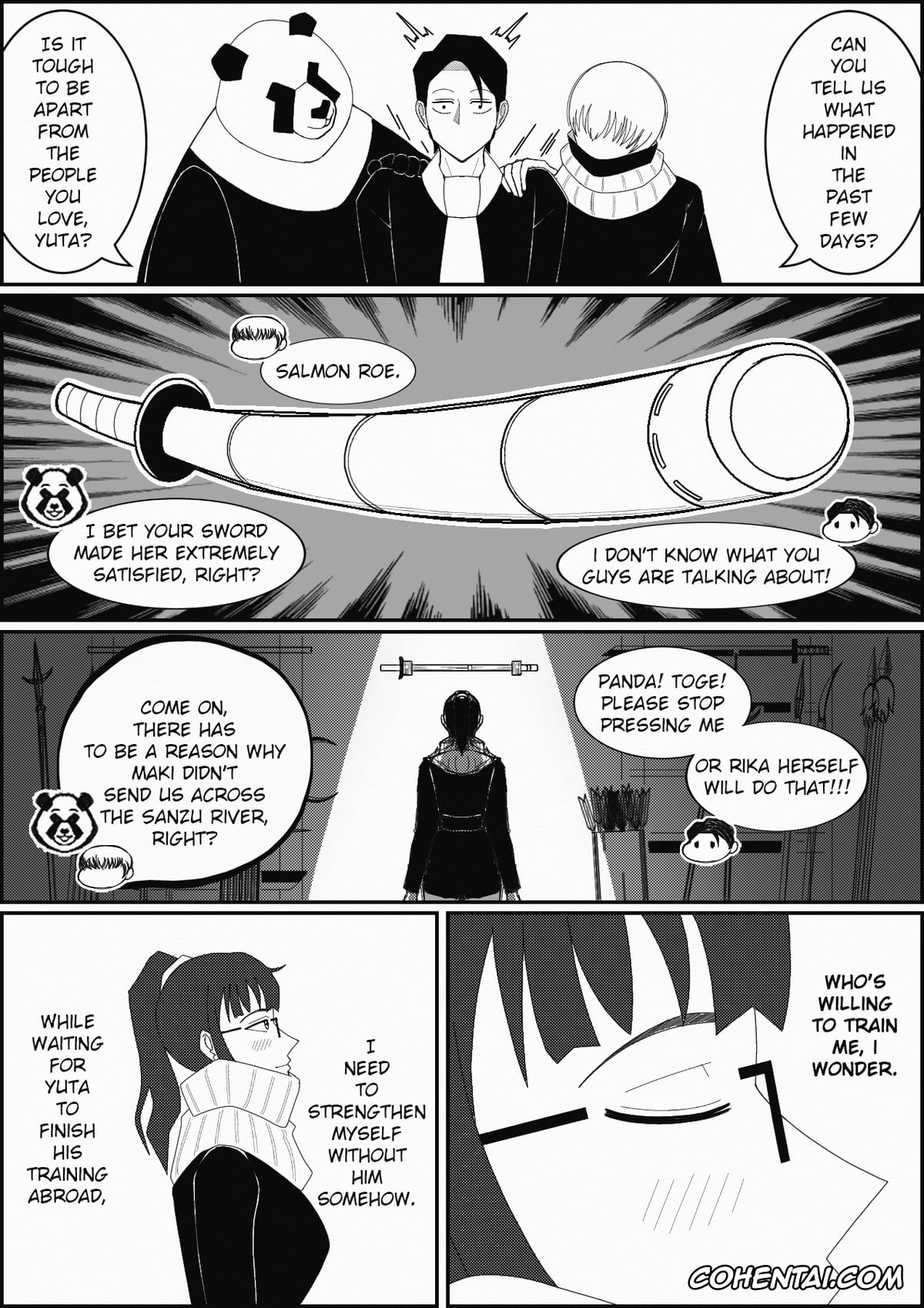 Jujutsu Kaisen porno, Maki Zenin porno, Yuta Okkotsu porno, The City of Eternity #6 | CHAPTER 006(a) A GOODBYE GIFT (Jujutsu Kaisen), pagina 68