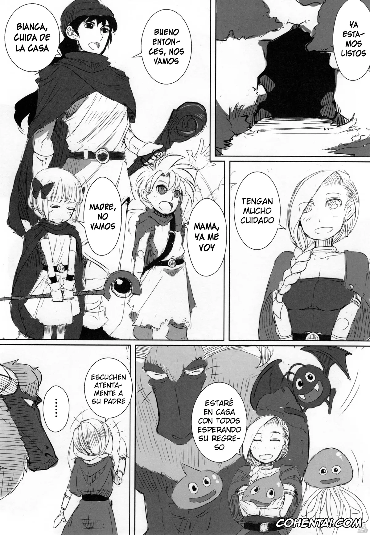 Dragon Quest V hentai, Bianca Whitaker hentai, Monster to Orusuban Suru Seikatsu (Dragon Quest V), pagina 3