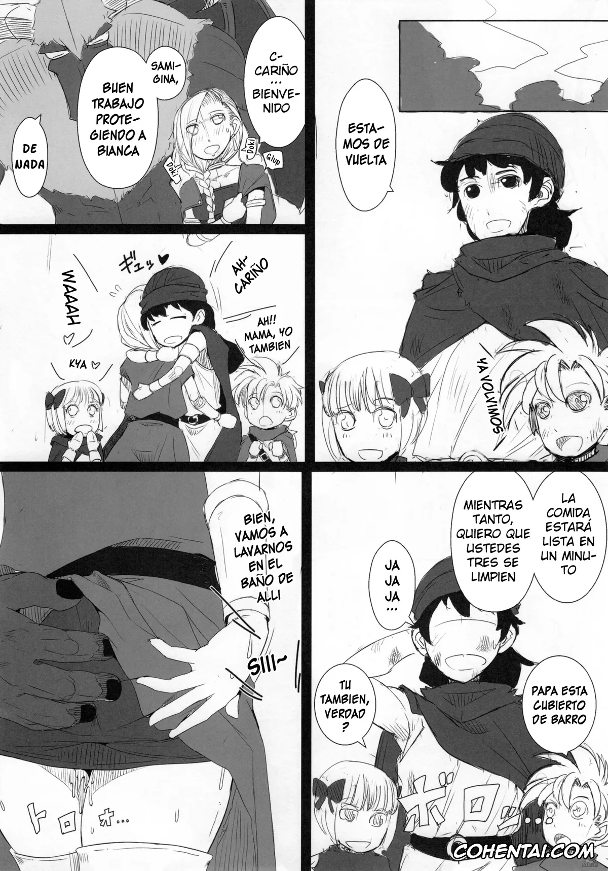 Dragon Quest V hentai, Bianca Whitaker hentai, Monster to Orusuban Suru Seikatsu (Dragon Quest V), pagina 15