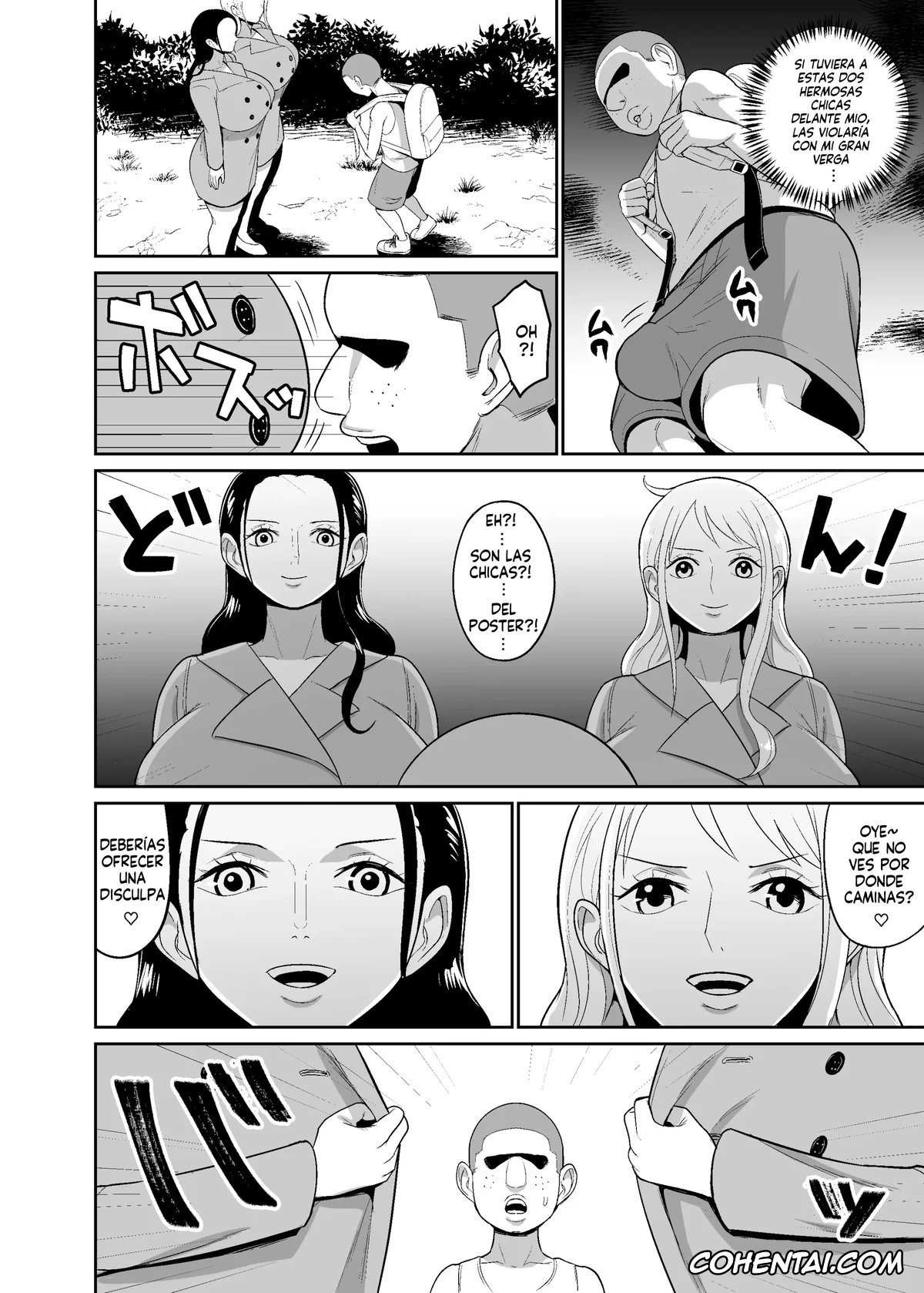 One Piece porno, Nami porno, Nico Robin porno, Saimin ONAHO PIRATES (One Piece), pagina 5