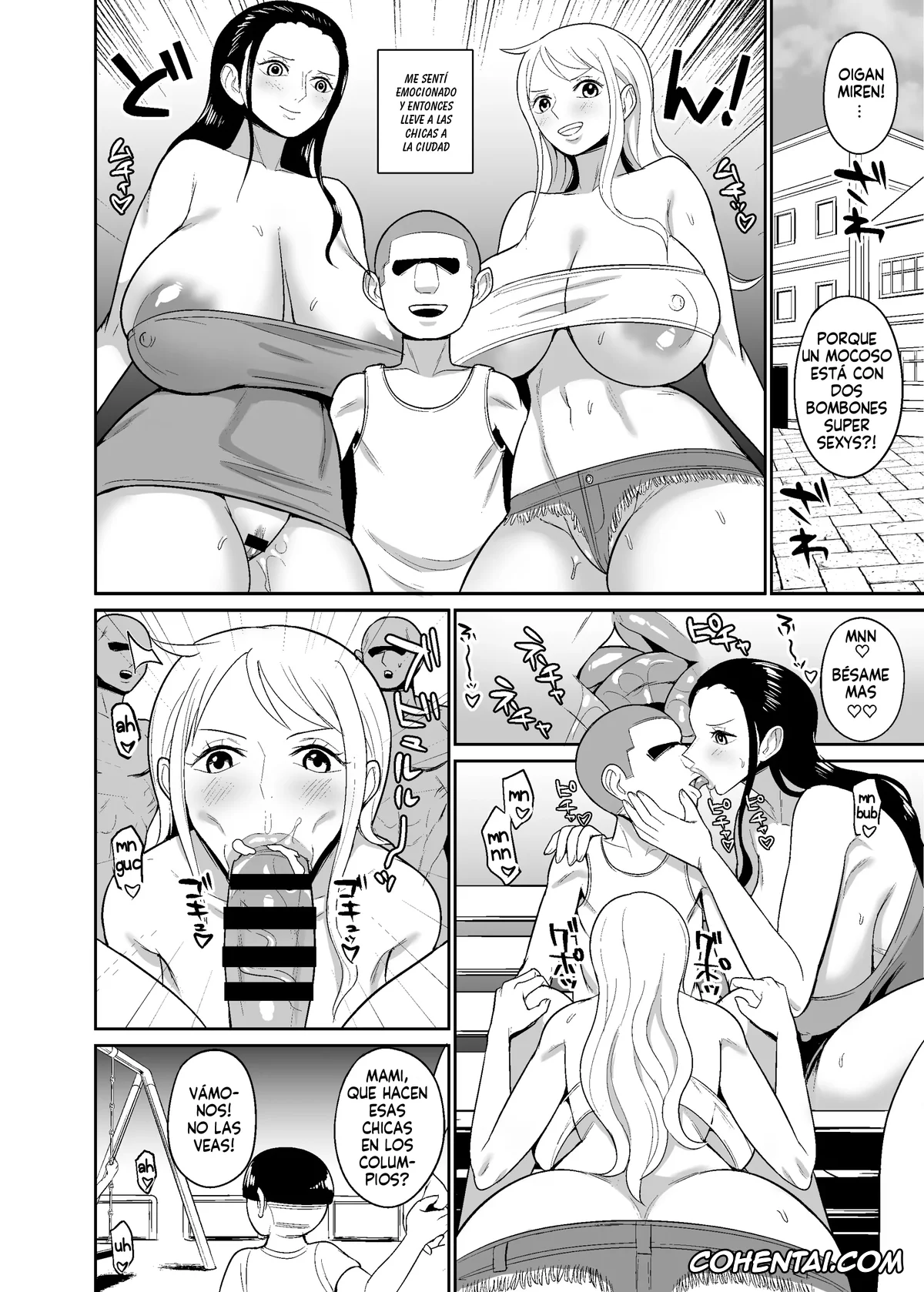 One Piece porno, Nami porno, Nico Robin porno, Saimin ONAHO PIRATES (One Piece), pagina 23