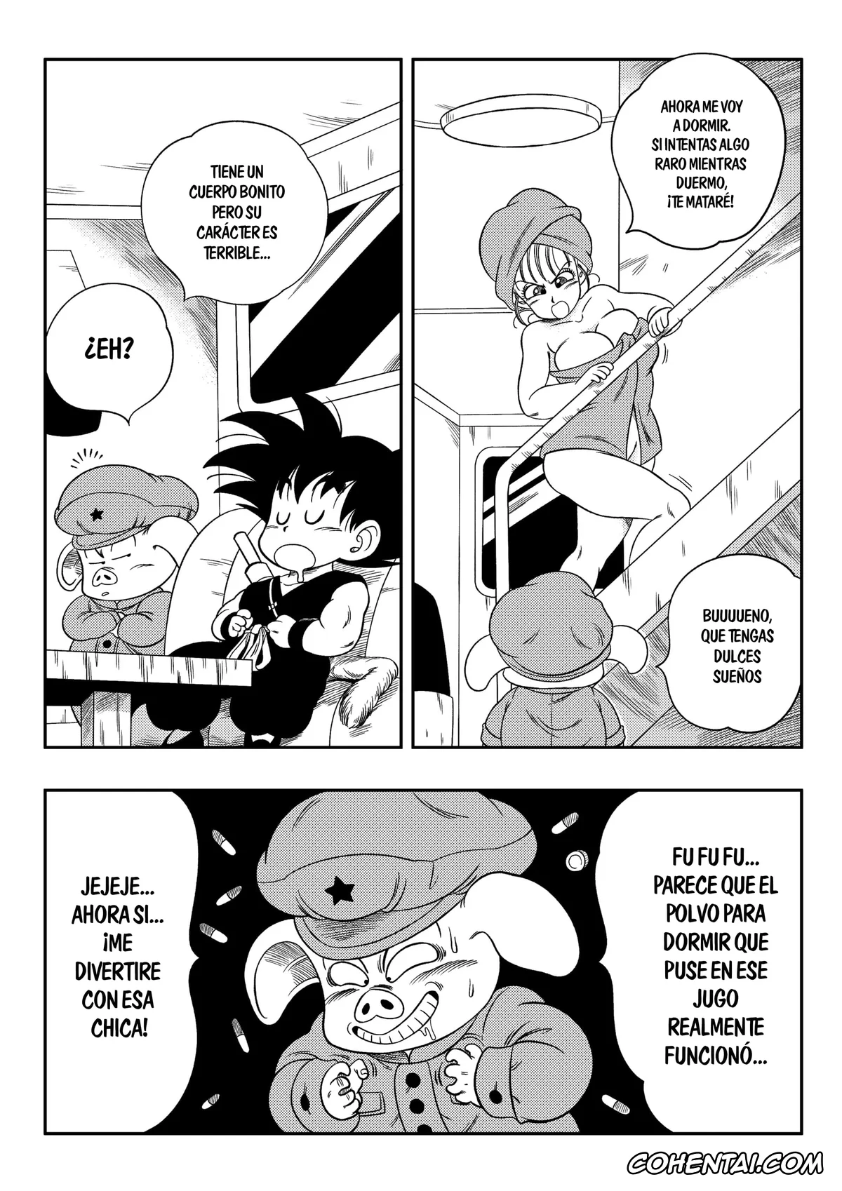 Dragon Ball hentai, Bulma Briefs hentai, Oolong hentai, Henkatsu! (Dragon Ball), pagina 6