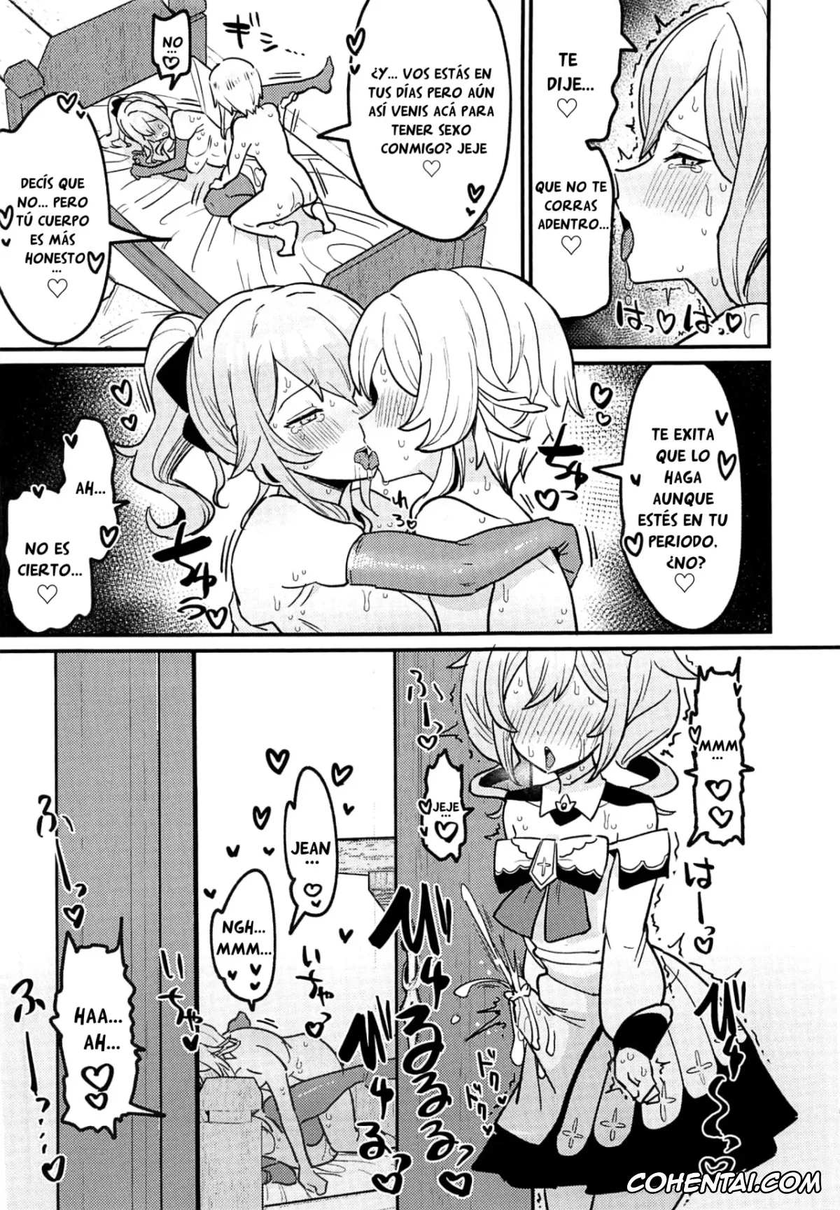 Genshin Impact xxx, Barbara Pegg xxx, Jean Gunnhildr xxx, Lumine xxx, Ane NTR!! Futanari Barbara-chan (Genshin Impact), pagina 10