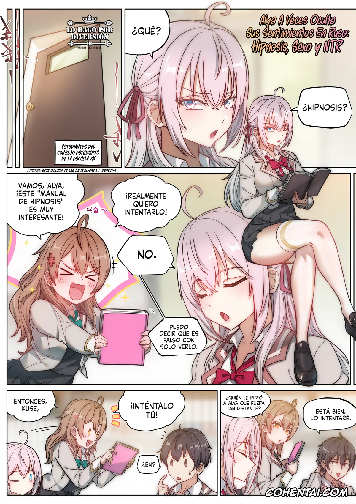 Tokidoki Bosotto Russia-go de Dereru Tonari no Alya-san xxx, Alisa Mikhailovna Kujou xxx, Alya Sometimes Hides Her Feelings in Russian Hypno Fuck NTR (Tokidoki Bosotto Russia-go de Dereru Tonari no Alya-san), pagina 1
