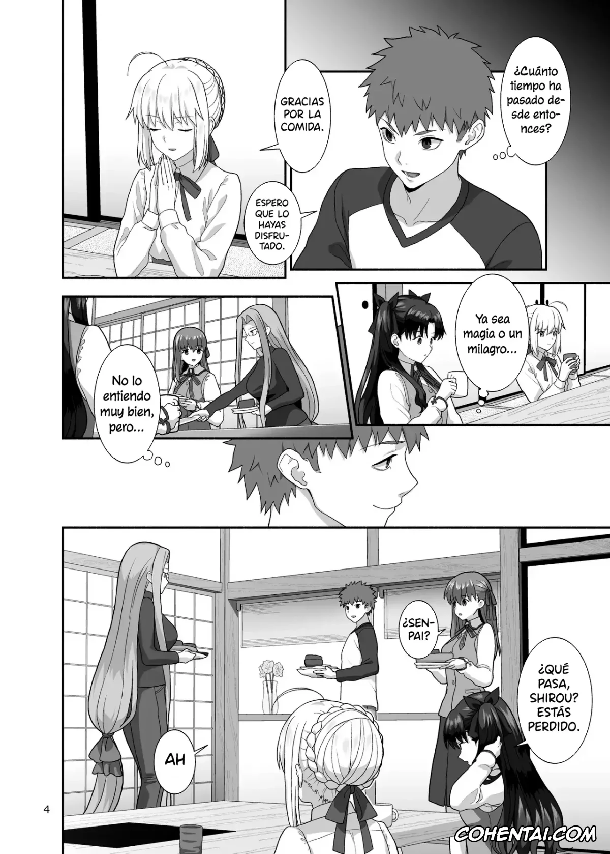 Fate/stay night hentai, Rin Tosaka hentai, Saber | Arturia Pendragon hentai, Sakura Matou hentai, Shirou Emiya hentai, HEAVEN CAN WAIT (Fate/stay night), pagina 3