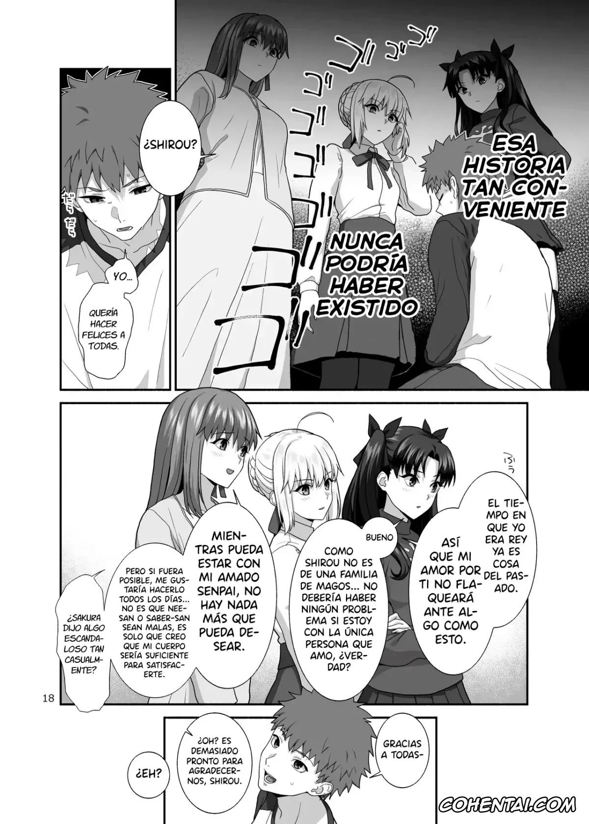 Fate/stay night porno, Rin Tosaka porno, Saber | Arturia Pendragon porno, Sakura Matou porno, Shirou Emiya porno, HEAVEN CAN WAIT (Fate/stay night), pagina 17