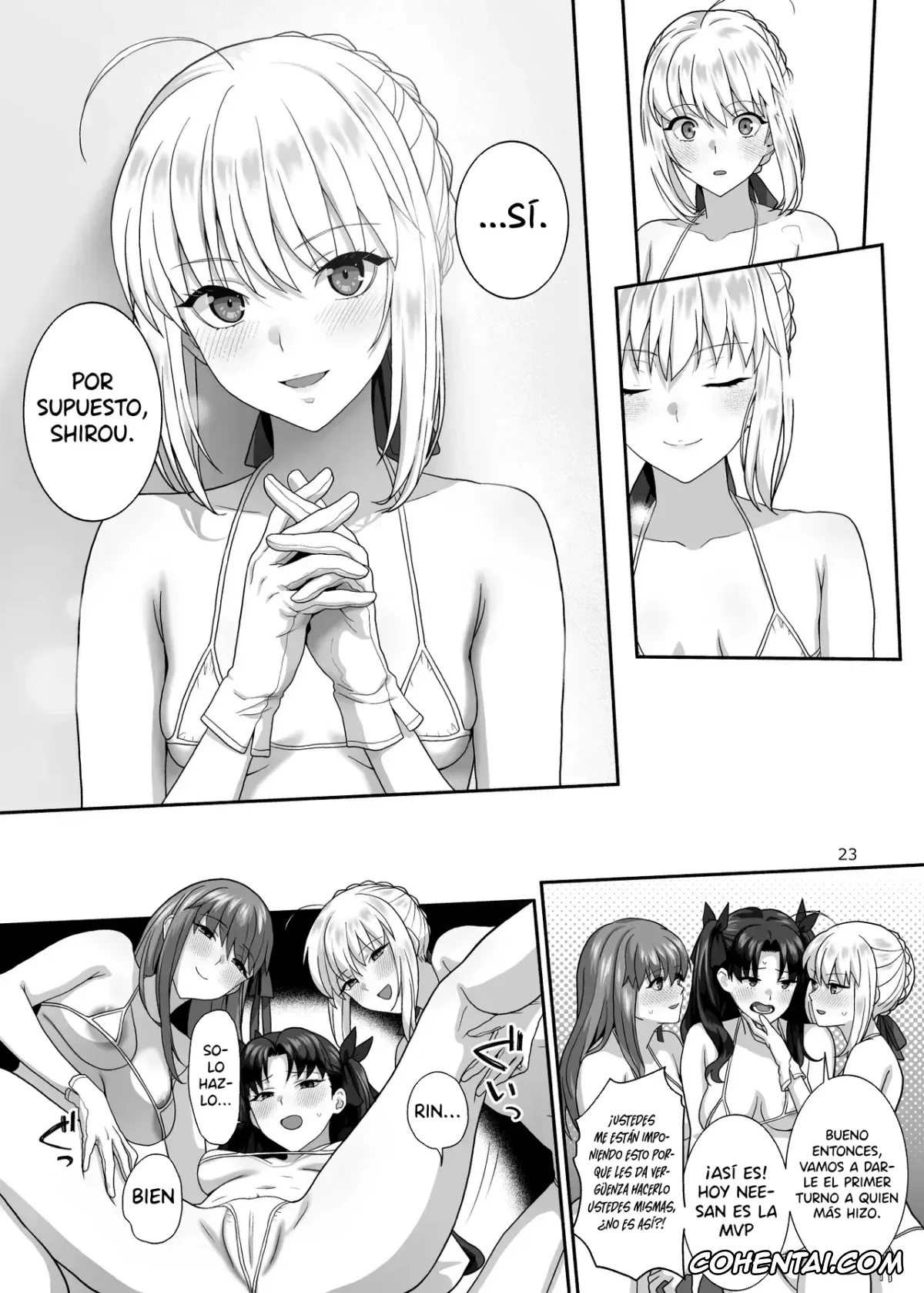 Fate/stay night xxx, Rin Tosaka xxx, Saber | Arturia Pendragon xxx, Sakura Matou xxx, Shirou Emiya xxx, HEAVEN CAN WAIT (Fate/stay night), pagina 22