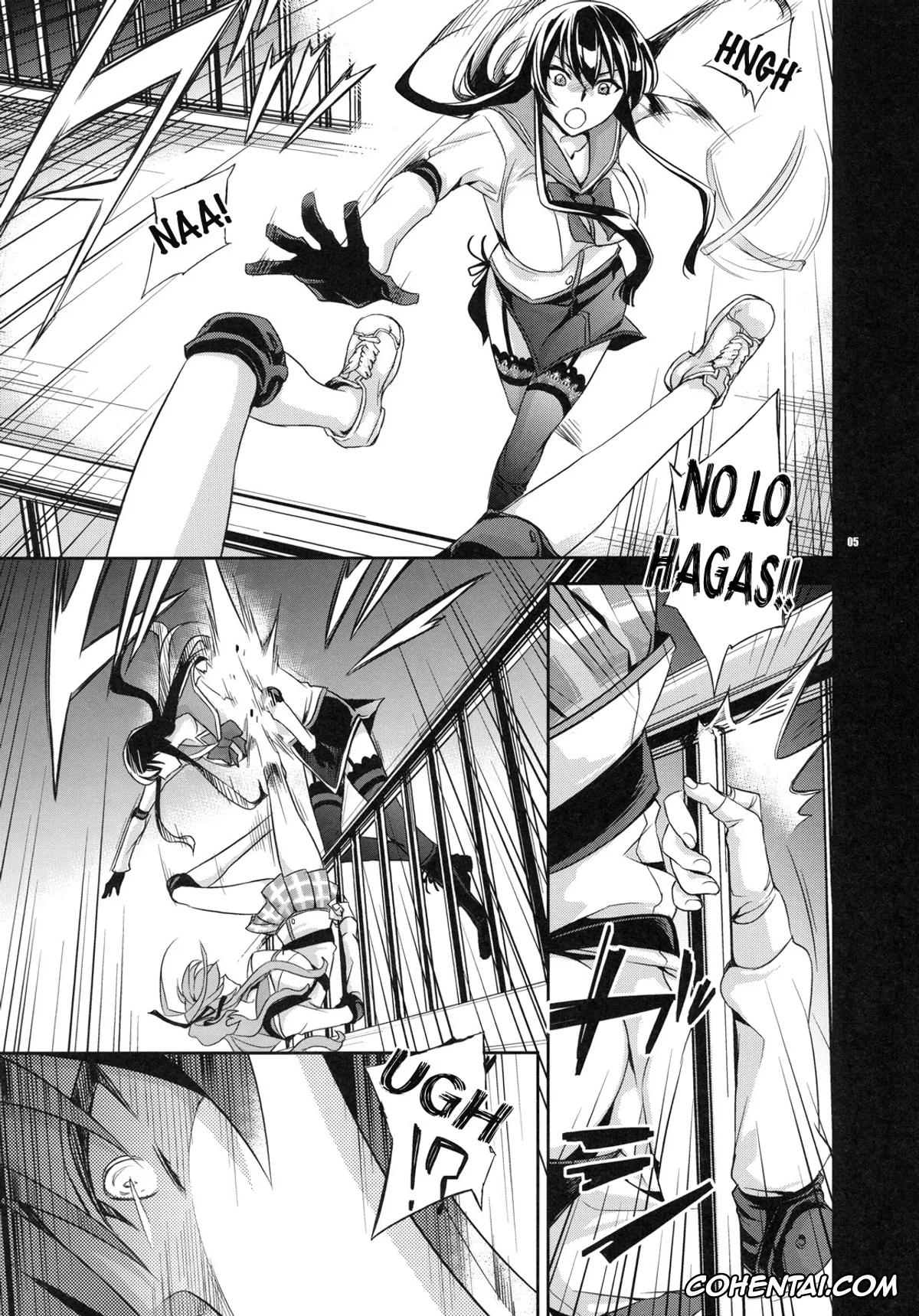 Highschool Of The Dead xxx, Rei Miyamoto xxx, Saeko Busujima xxx, RAPE OF THE DEAD (HIGHSCHOOL OF THE DEAD), pagina 4