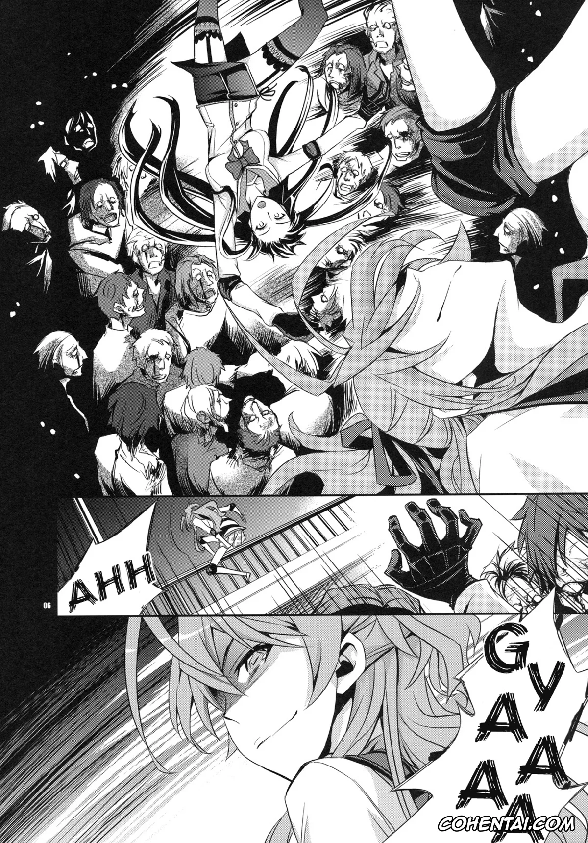 Highschool Of The Dead porno, Rei Miyamoto porno, Saeko Busujima porno, RAPE OF THE DEAD (HIGHSCHOOL OF THE DEAD), pagina 5