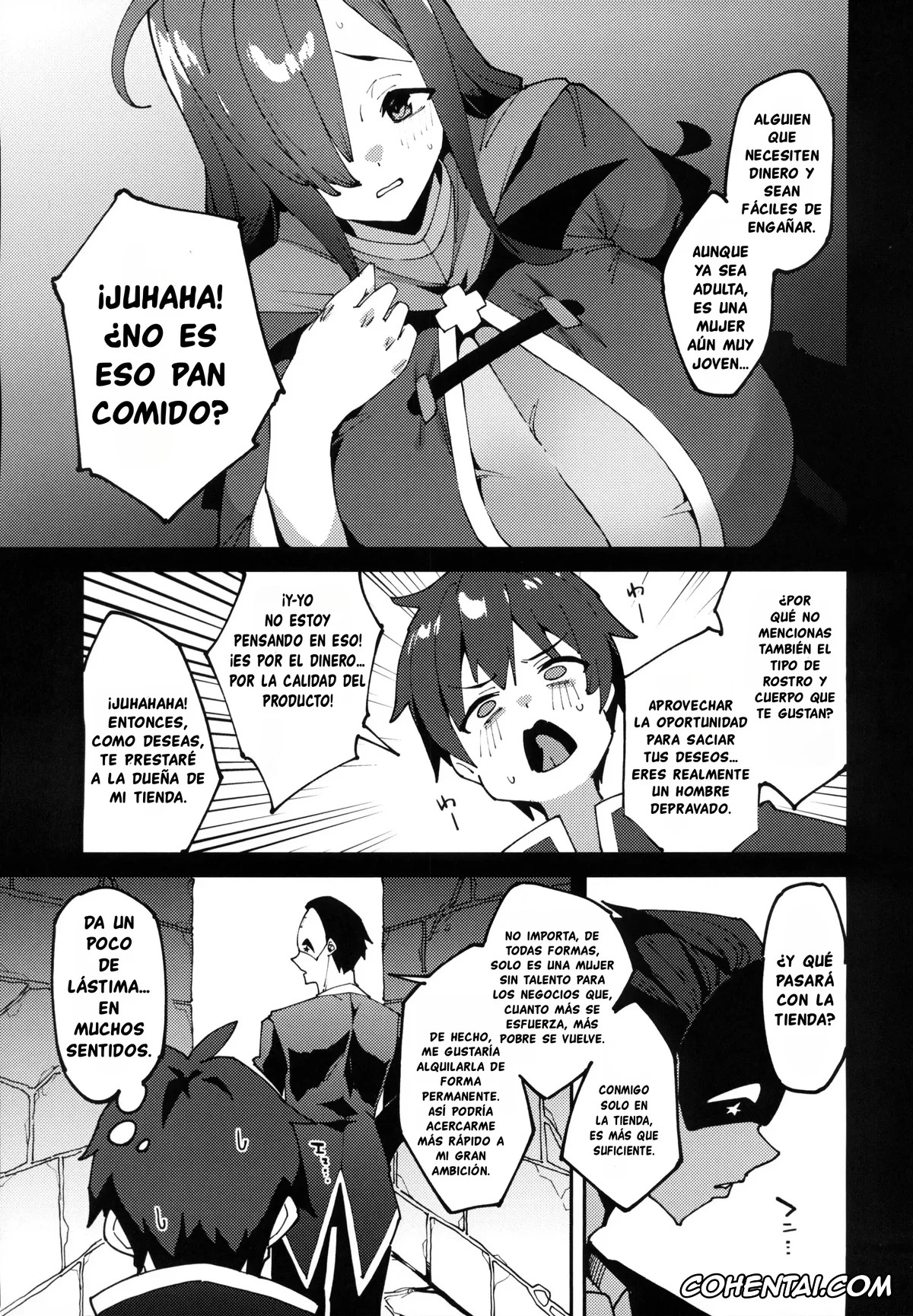 Kono Subarashii Sekai ni Syukufuku o! xxx, Wiz xxx, Kono Ponkotsu Tenshu ni Itazura o! (Kono Subarashii Sekai ni Syukufuku o!), pagina 4