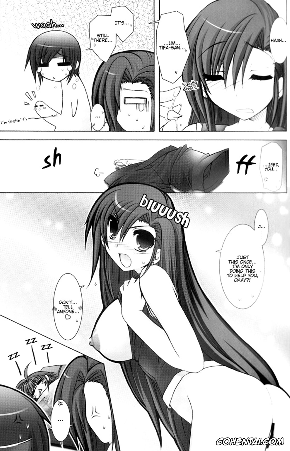 Final Fantasy hentai, Shelke Rui hentai, Tifa Lockhart hentai, Yuffie Kisaragi hentai, Chichi Magnum Second (Final Fantasy VII), pagina 12